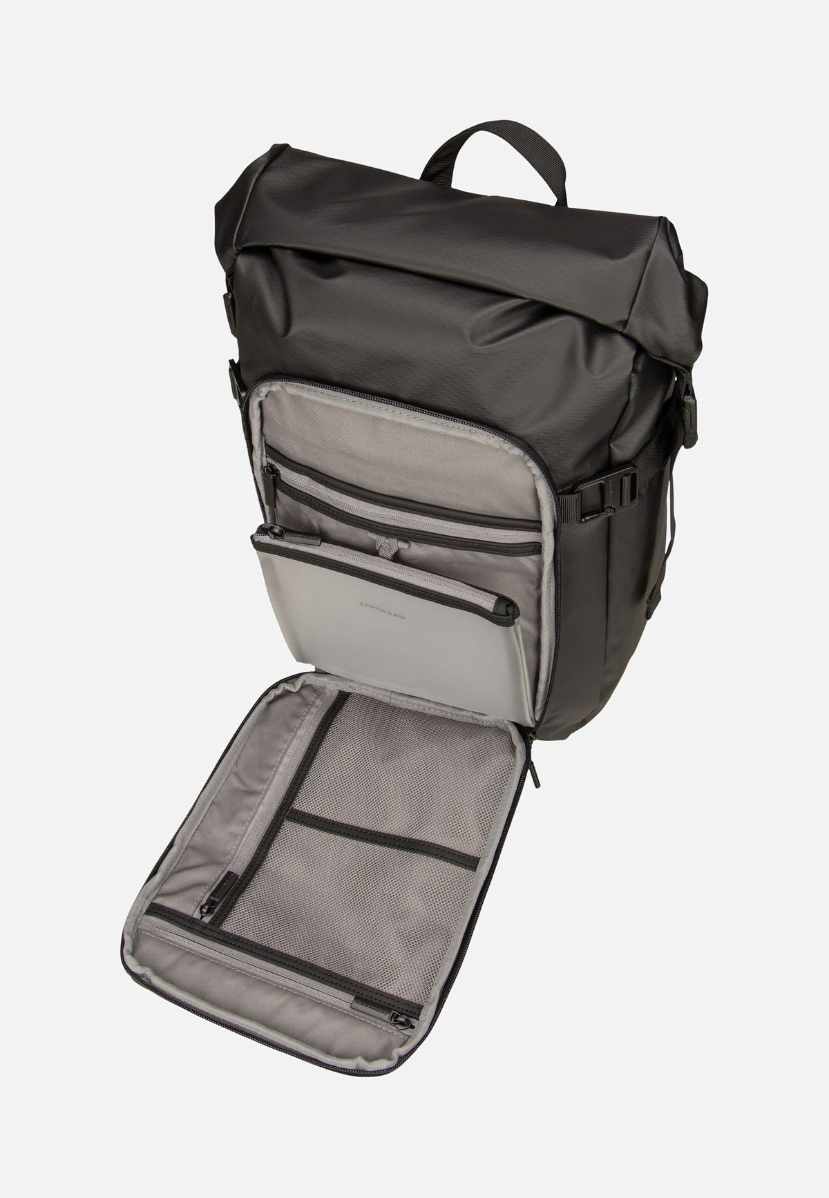 Kapten & Son Lisbon Small All Black Backpack