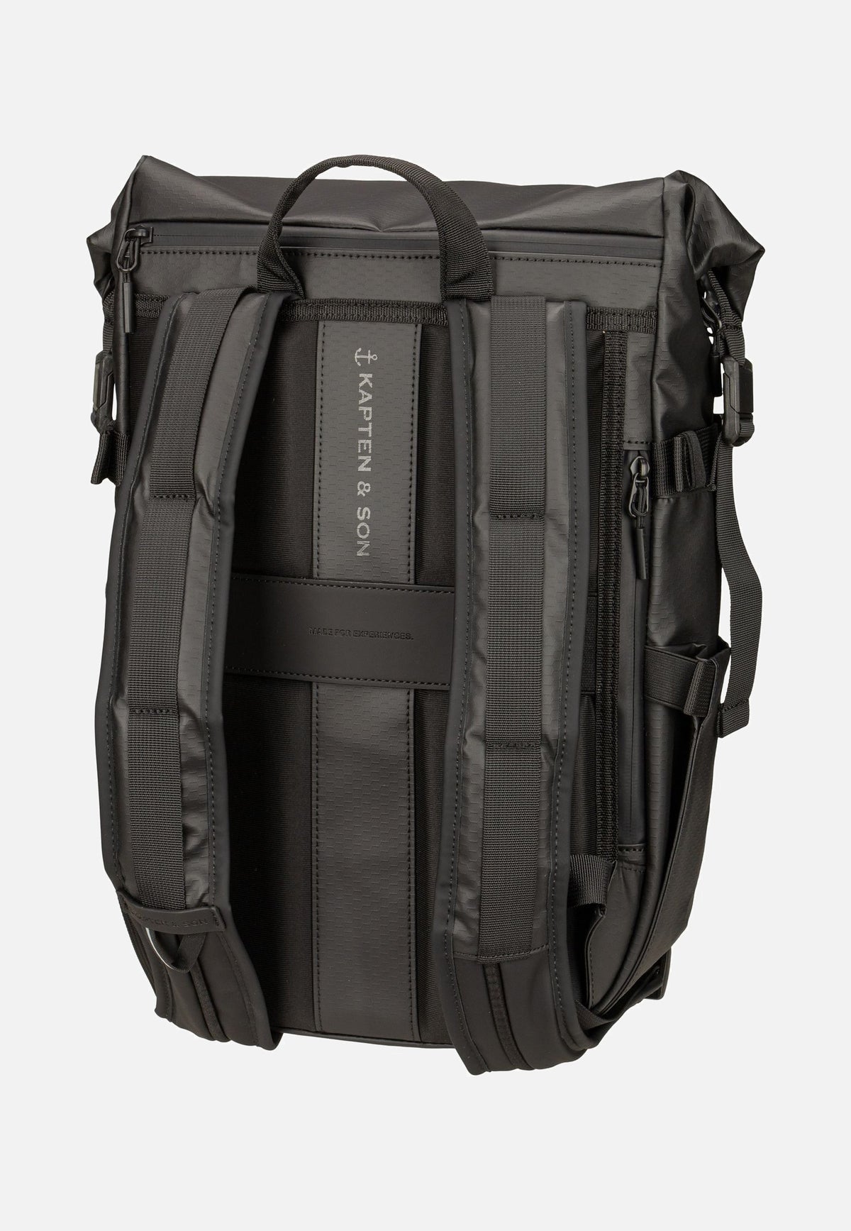 Kapten & Son Lisbon Small All Black Backpack