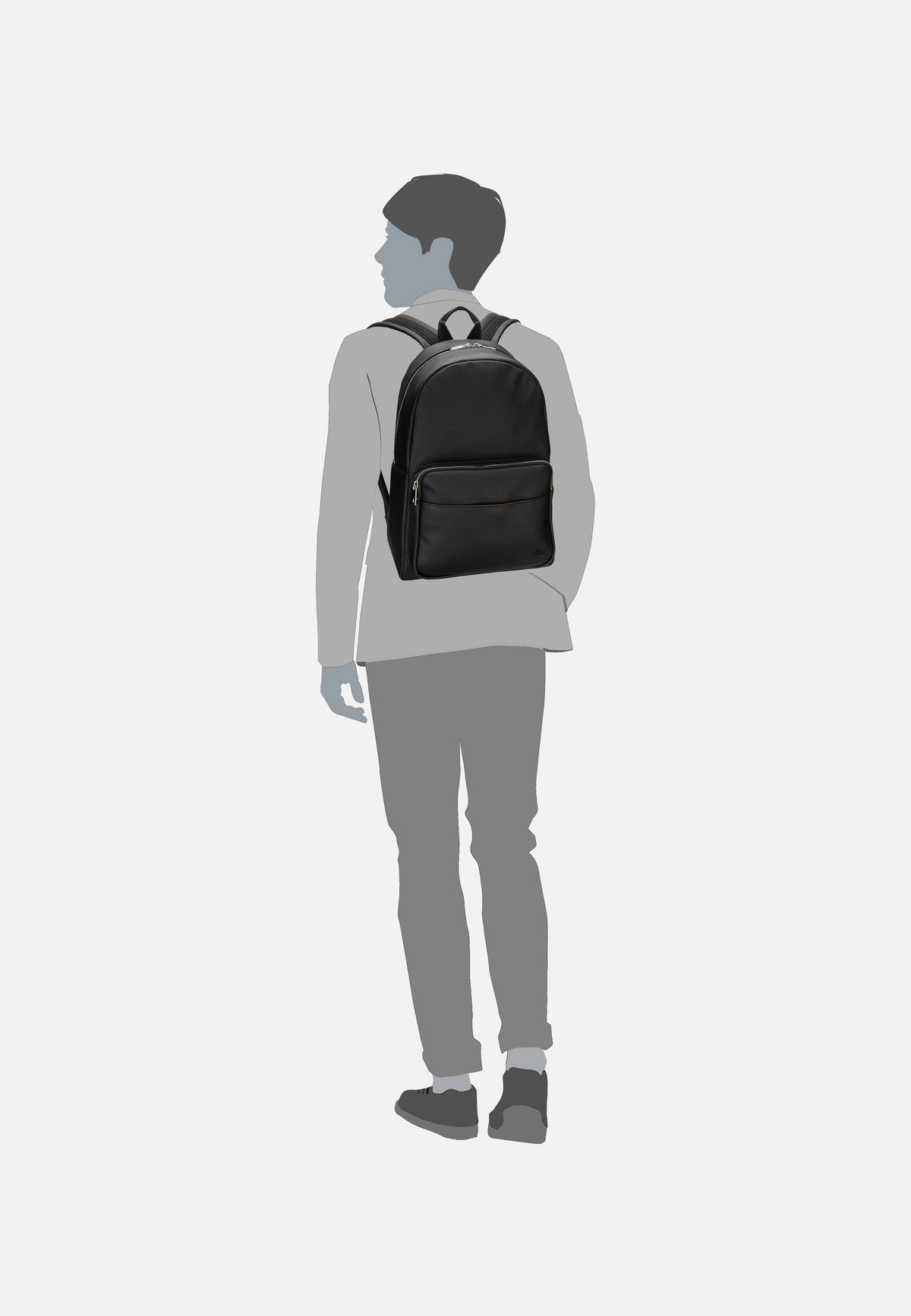 Lacoste Men's Classic 4430 Noir Mochila