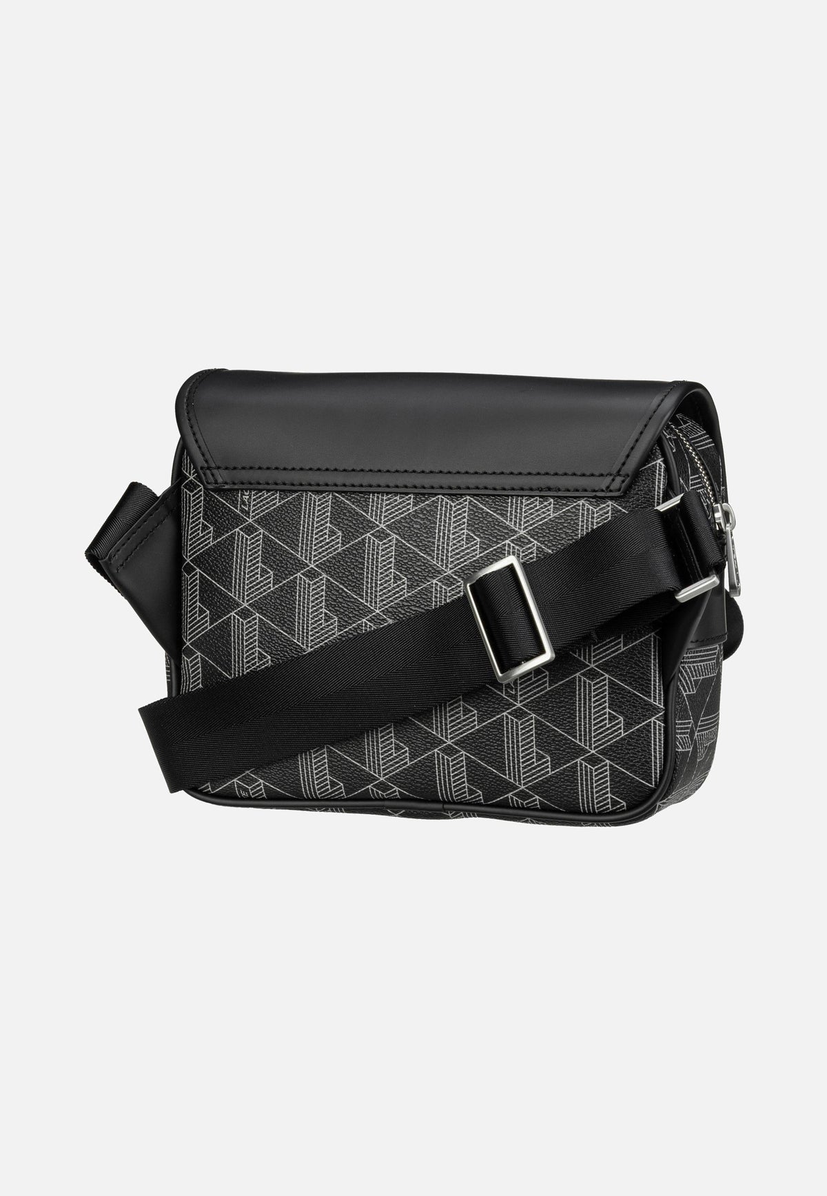 Lacoste The Blend Bag 3787 Monogramm Noir Gris Crossbody Bag