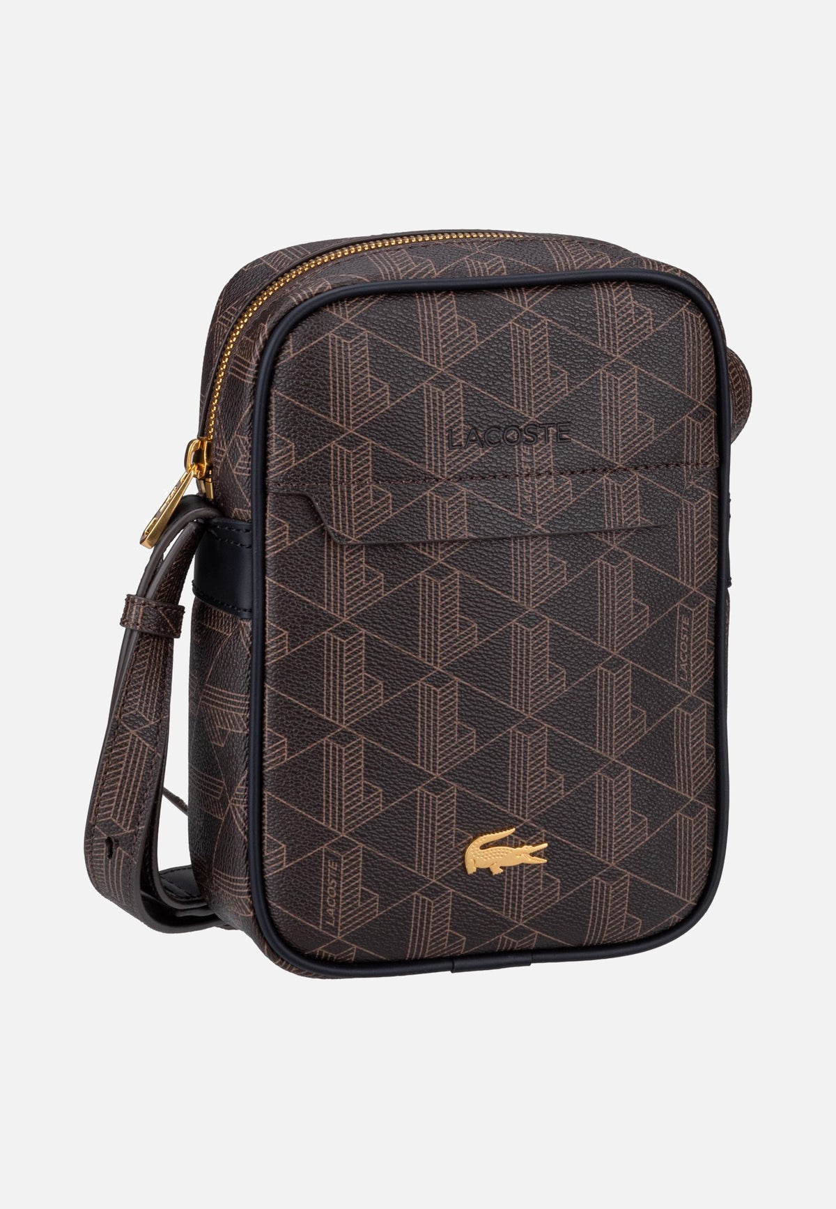 Lacoste The Blend Camera Bag 5422 Mono Slate Black Shitake Crossbody Bag