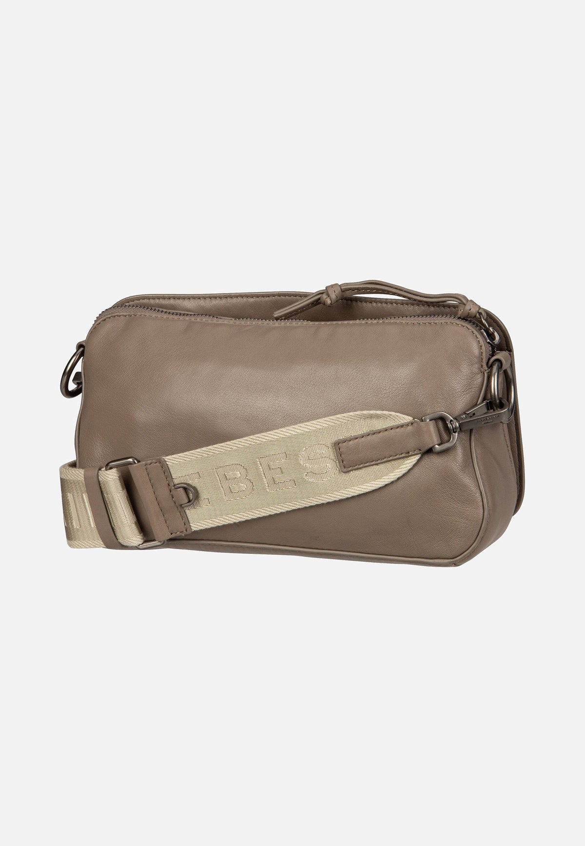 Liebeskind Berlin Basic Clarice M Neutral Gray Crossbody Bag