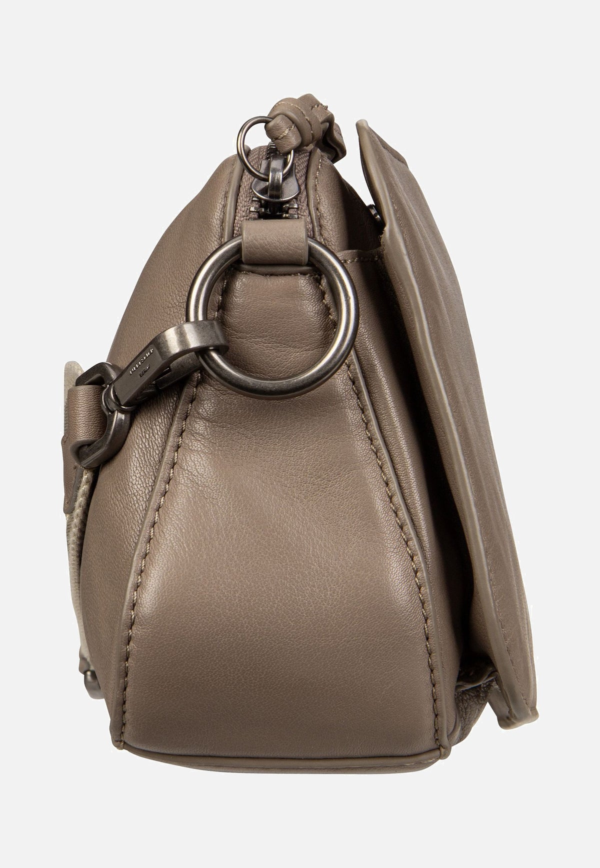 Liebeskind Berlin Basic Clarice M Neutral Gray Crossbody Bag