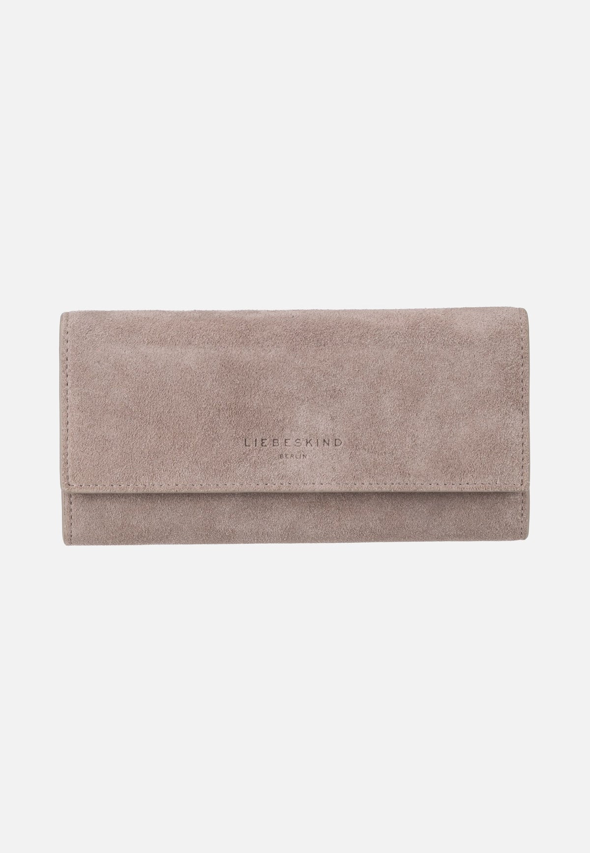 Liebeskind Berlin Cora L Suede Neutral Grey Portefeuilles