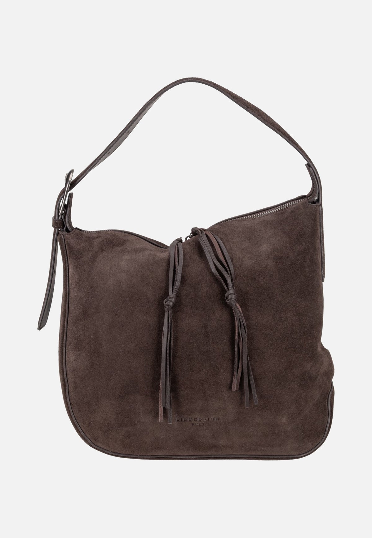 Liebeskind Berlin Ines Hobo L Suede Deep Soil Bolso Hobo