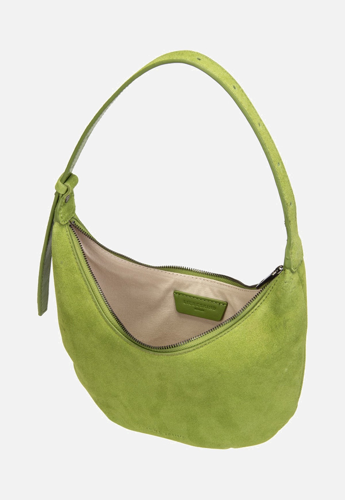 Liebeskind Berlin Ryker Hobo XS Hydro Suede Fresh Green Hobo-tas