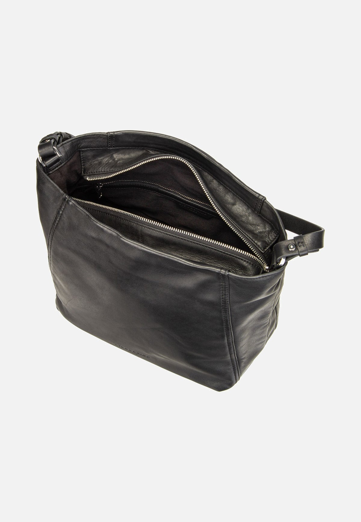 Liebeskind Berlin Chudy Hobo M Sheep Natural Black Hobo Bag