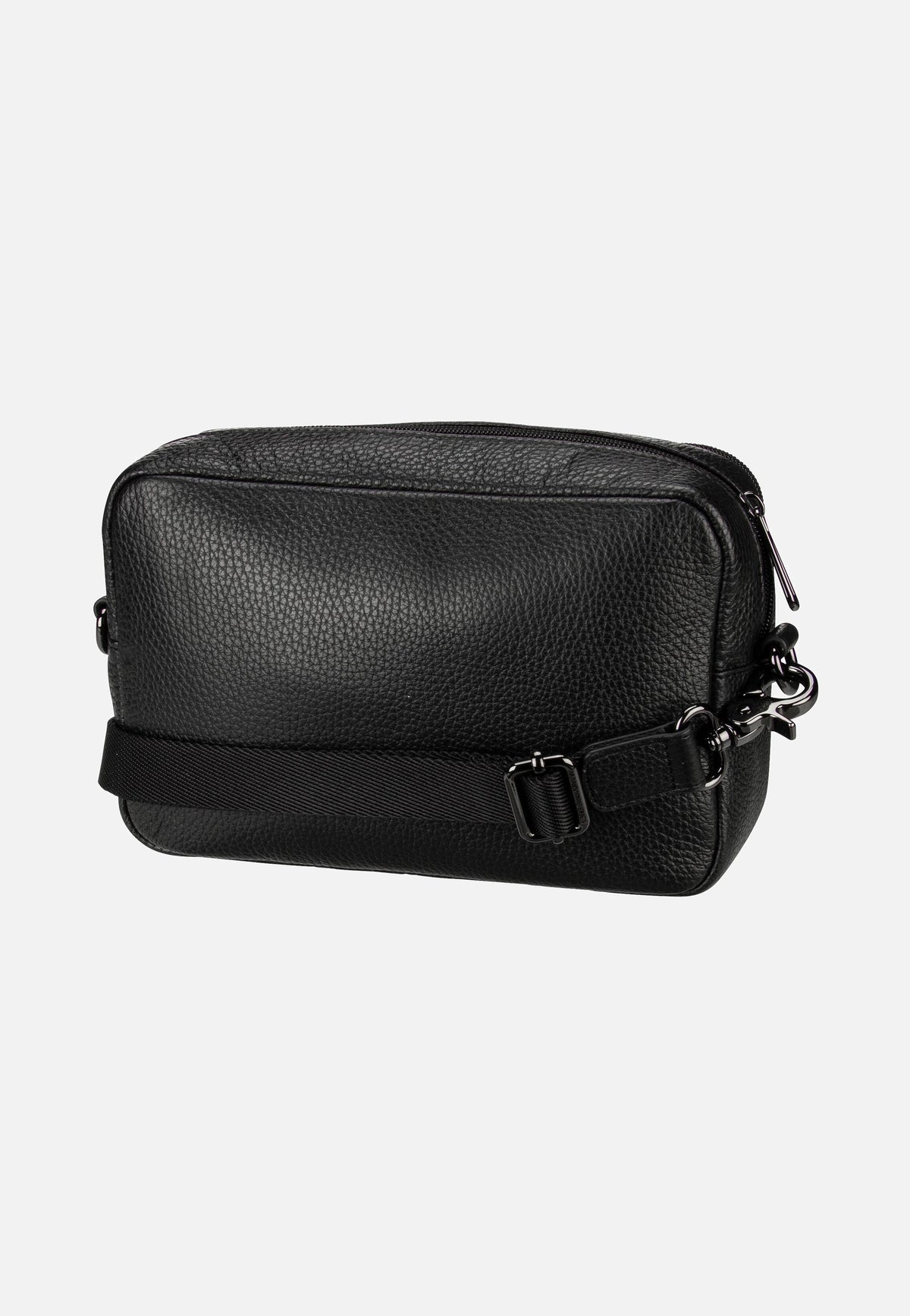 Mandarina Duck Mellow Leather Camera Case FZT11 Nero Crossbody Bag