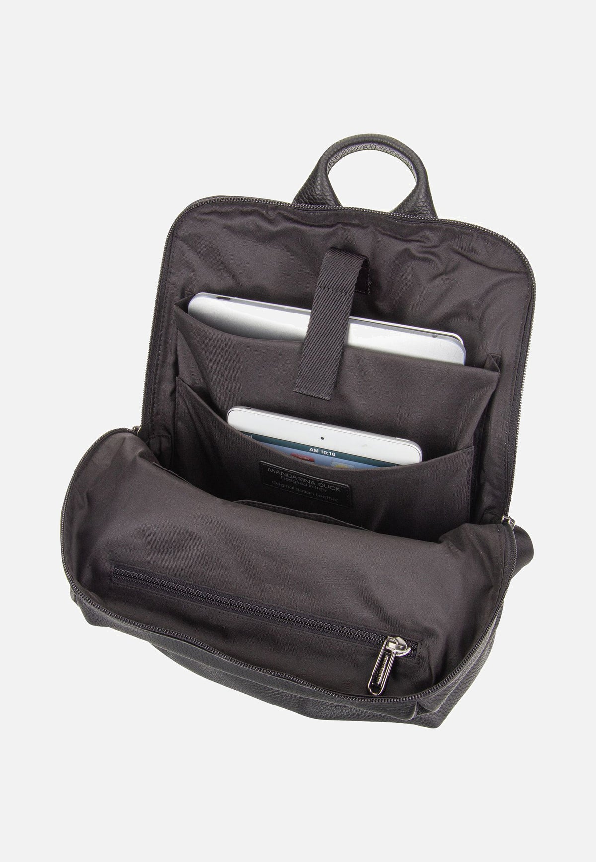 Mandarina Duck Mellow Leather Squared FZT38 Nero Backpack
