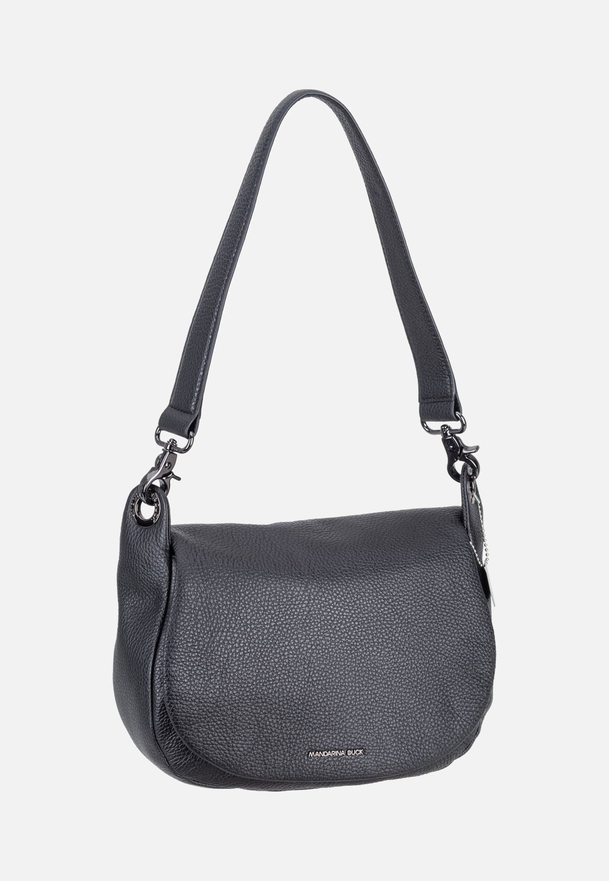 Mandarina Duck Mellow Leather Soft Hunting FZTA9 Nero Shoulder Bag