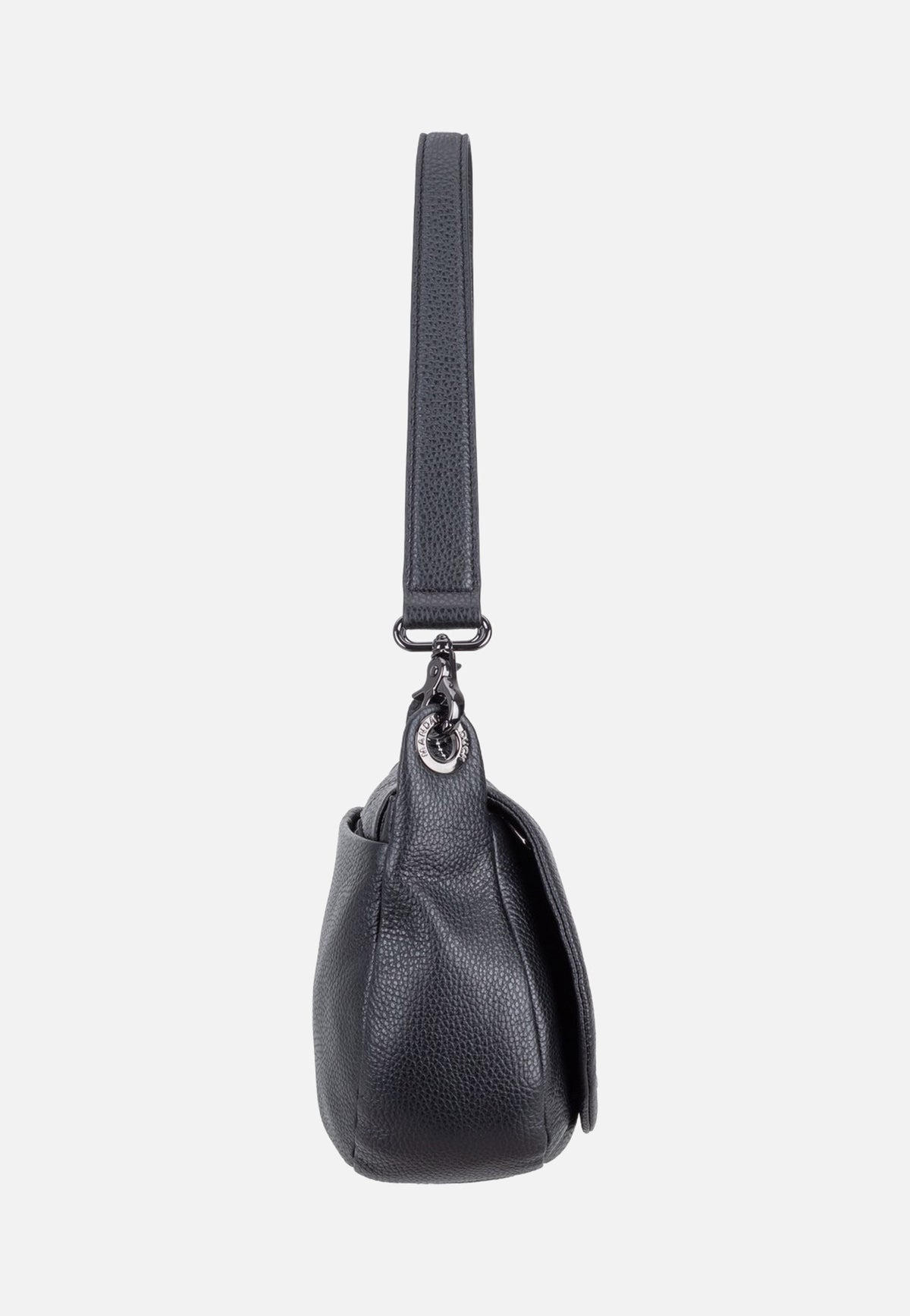 Mandarina Duck Mellow Leather Soft Hunting FZTA9 Nero Shoulder Bag
