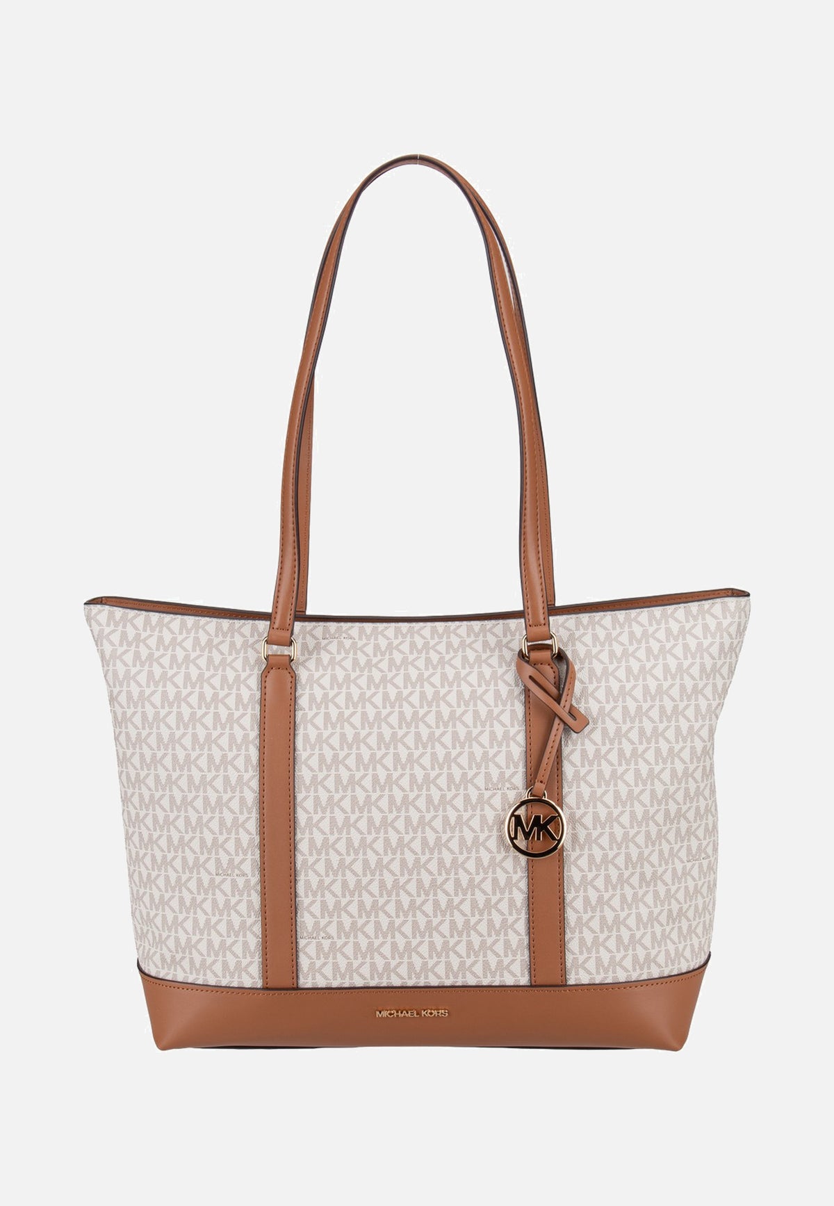 Michael Kors Andie MD NS Tote Vanilla/Acorn Shopper