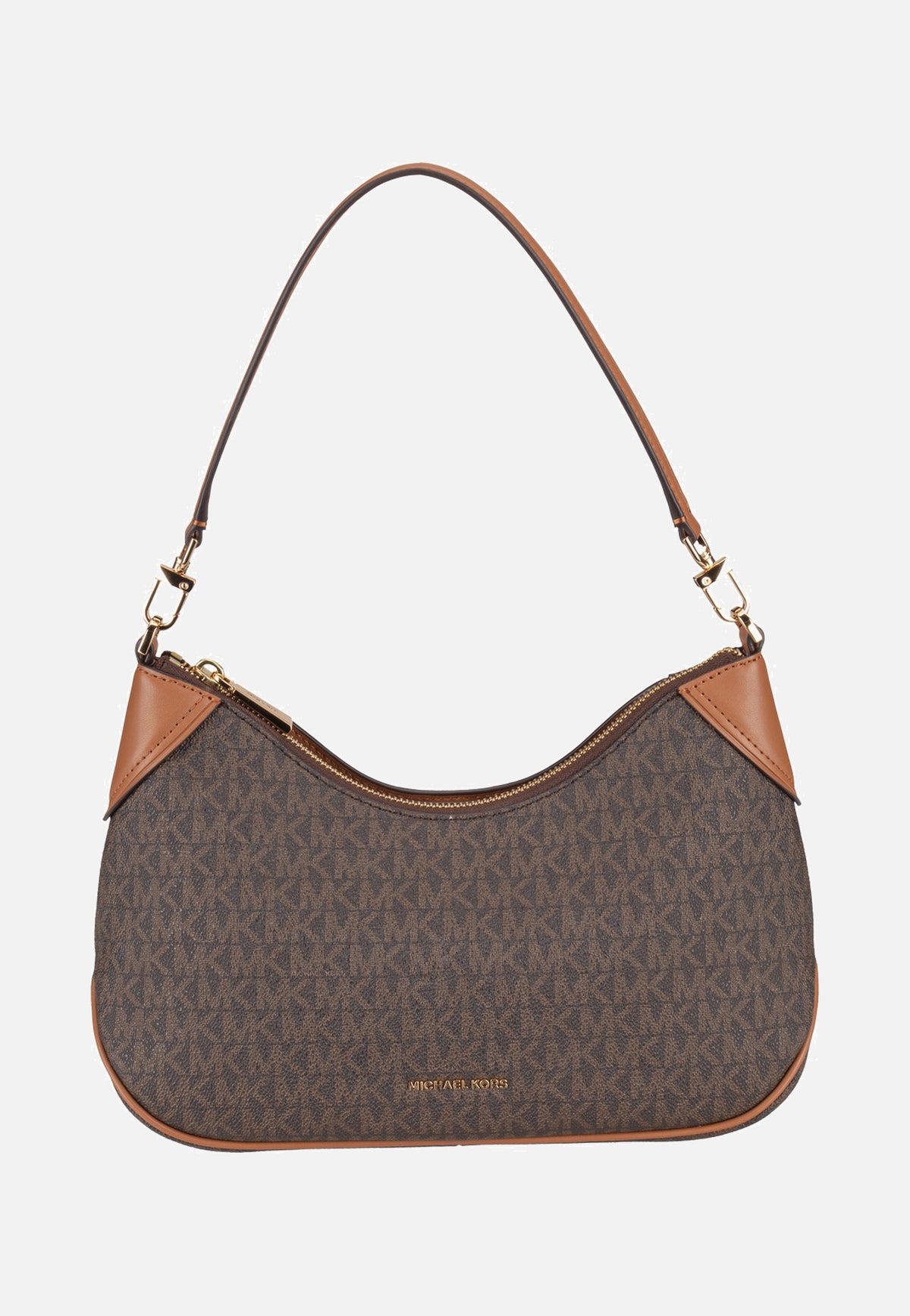 Michael Kors Jet Set MD Conv Pouchette Xbody Brown/Acorn Borsa a tracolla