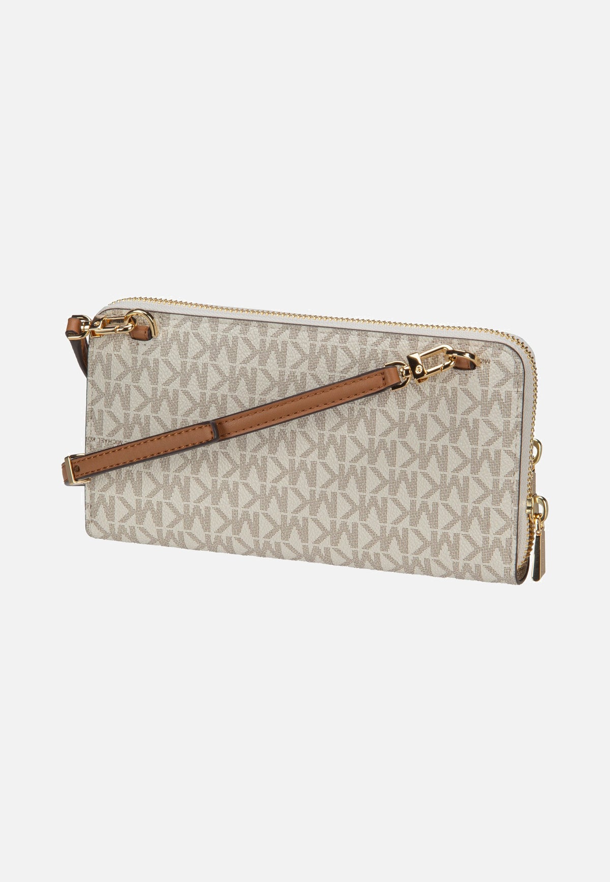Michael Kors Jet Set LG Continental Xbody Vanilla/Acorn Sac de soirée