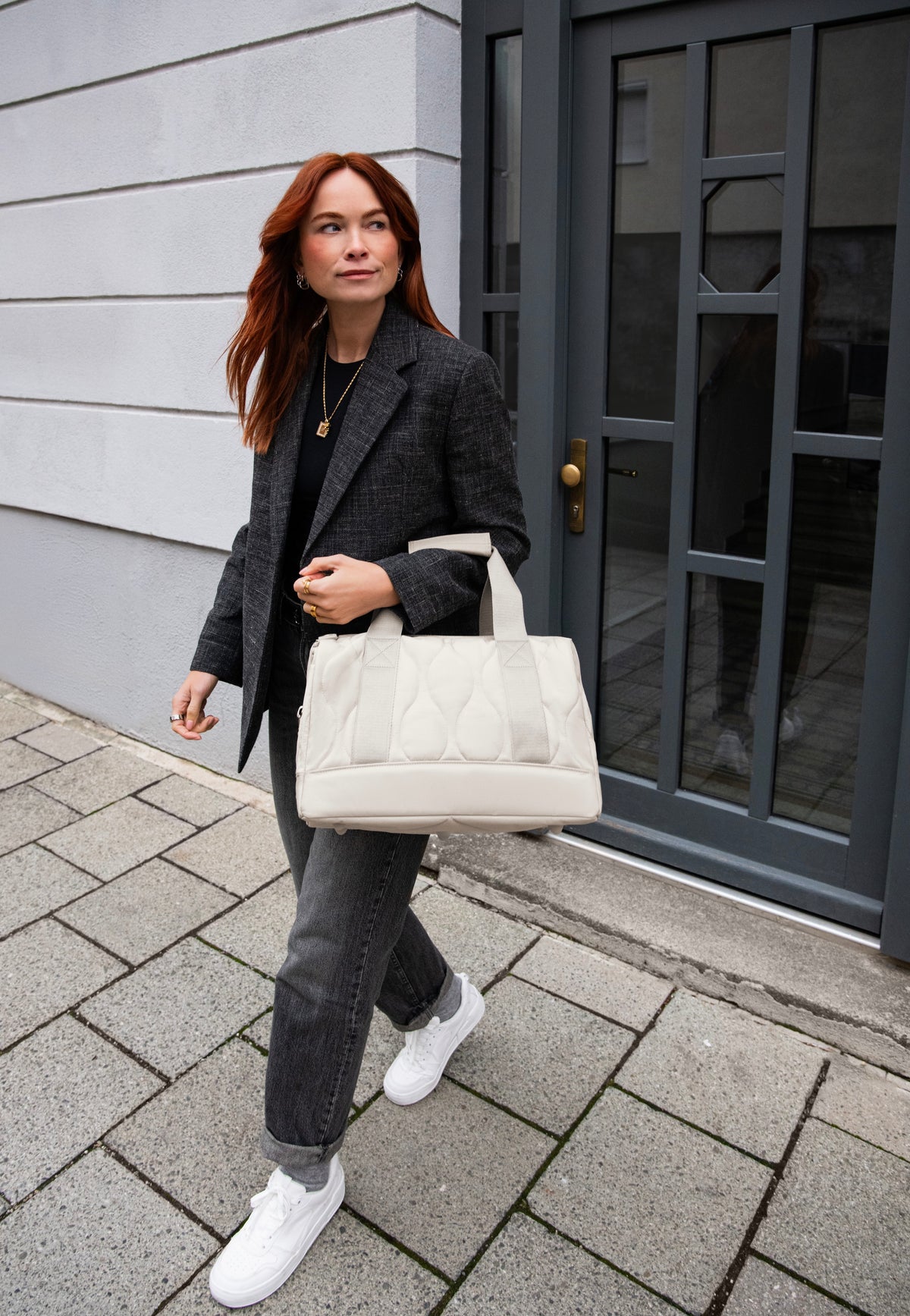 reisenthel Allrounder M Puffer Stone Dufflebag