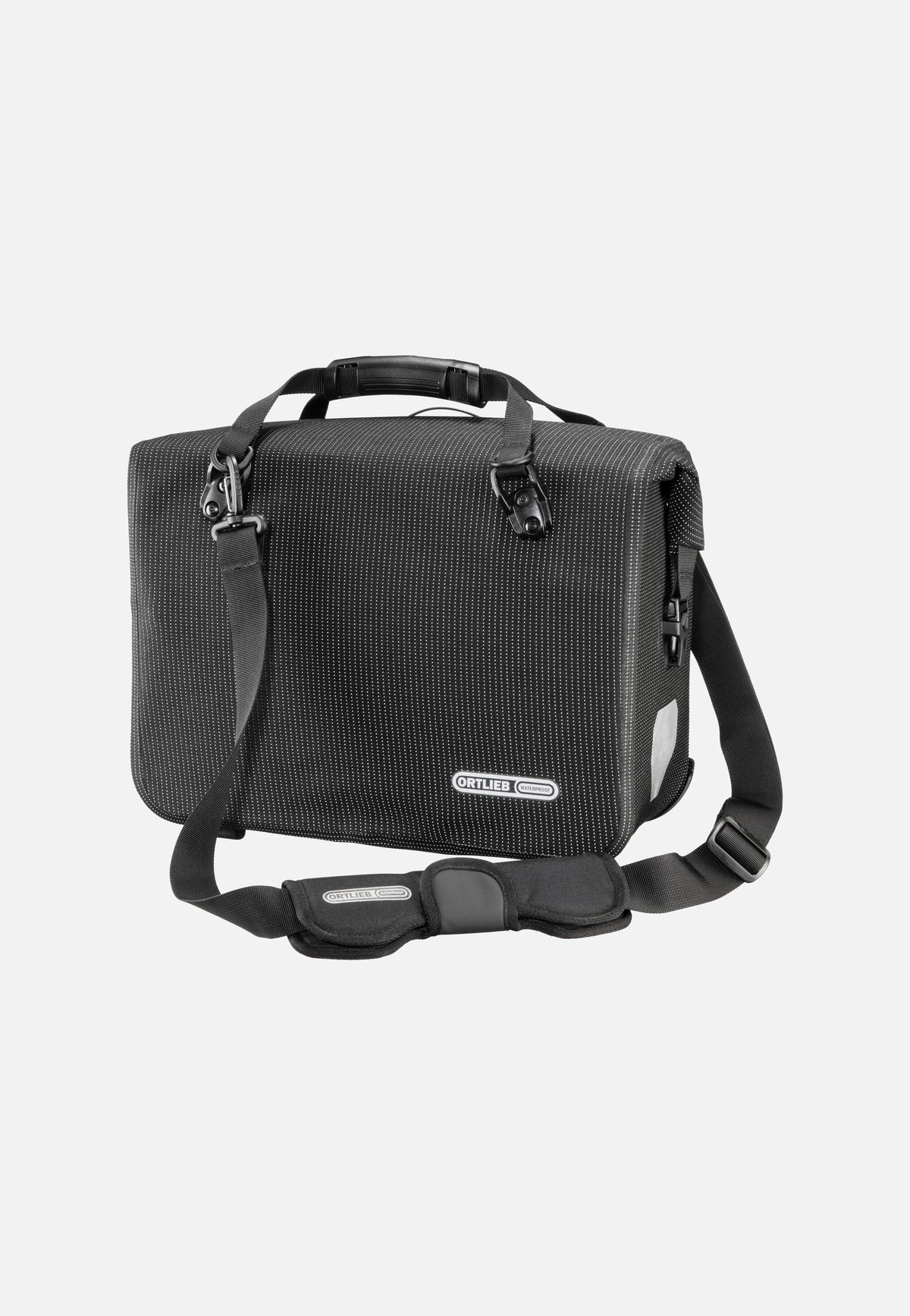 ORTLIEB Office-Bag 21 High Visibility QL3.1 Black Reflective Bike Bag