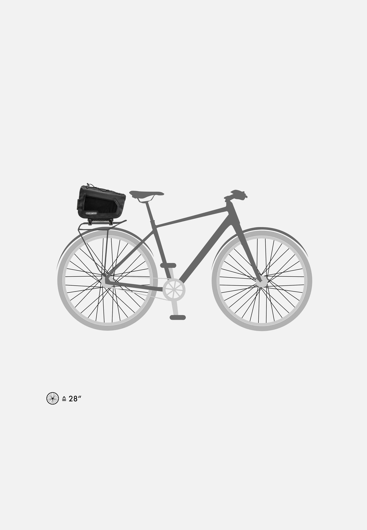 ORTLIEB Trunk-Bag Schwarz Bolsa para bicicleta