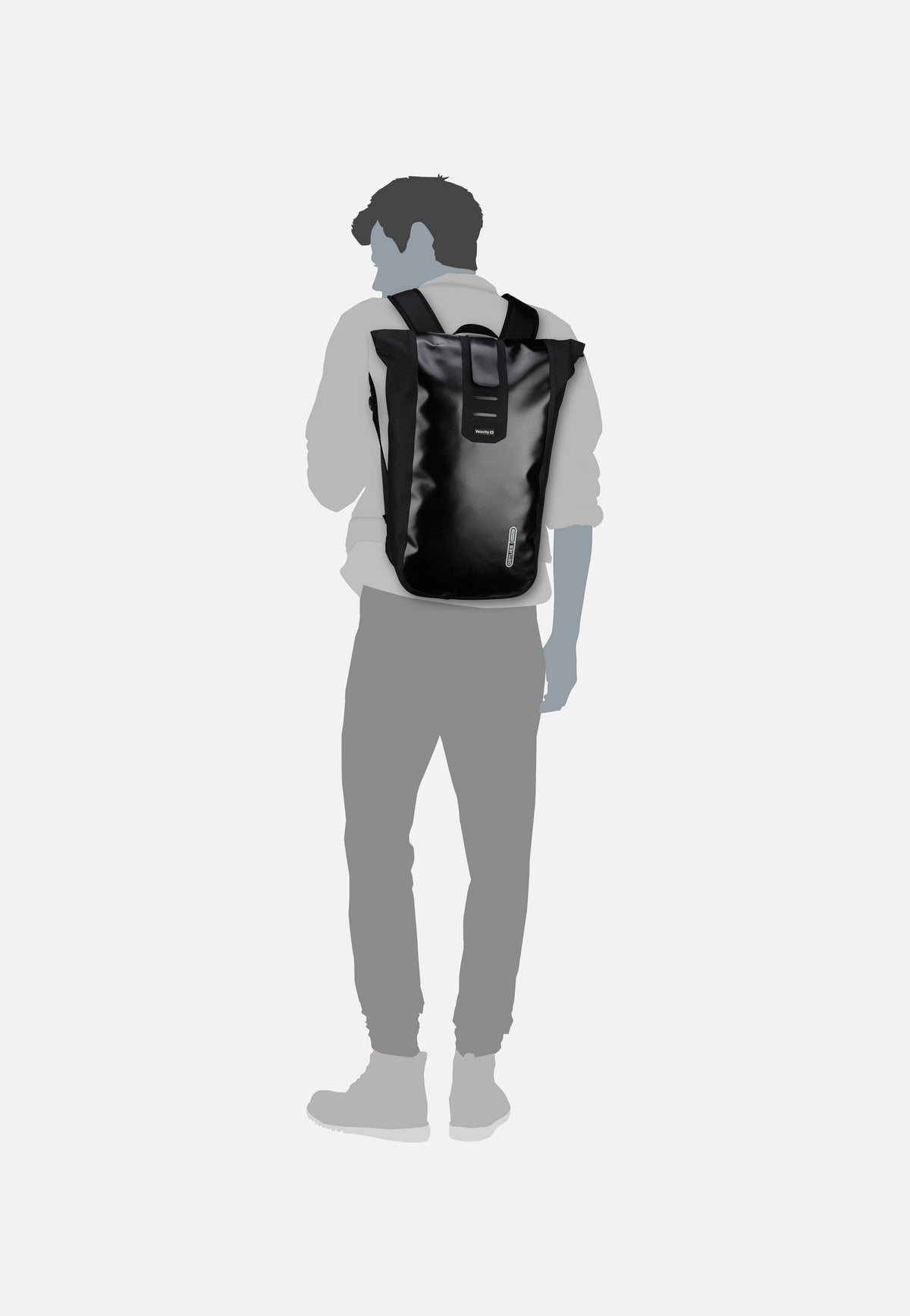 ORTLIEB Velocity 23L Schwarz Rolltop Backpack