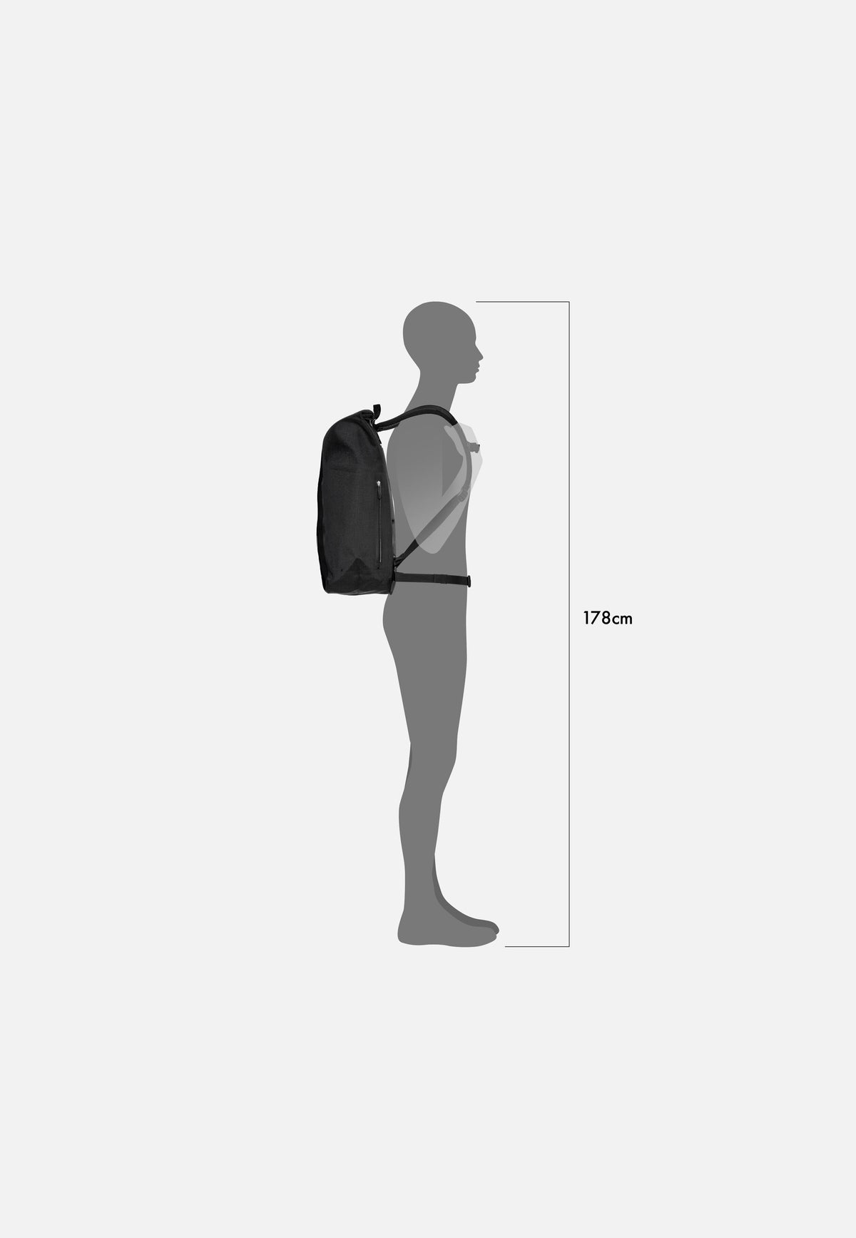 ORTLIEB Velocity 29L Schwarz Mochila enrollable
