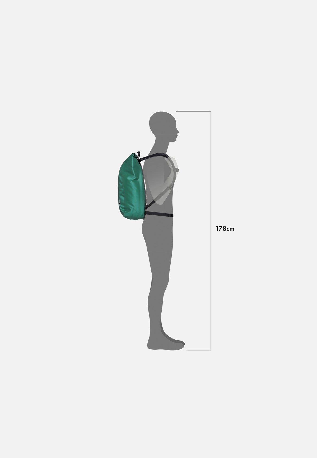 ORTLIEB Velocity PS 23L Atlantis Green Rolltop Backpack