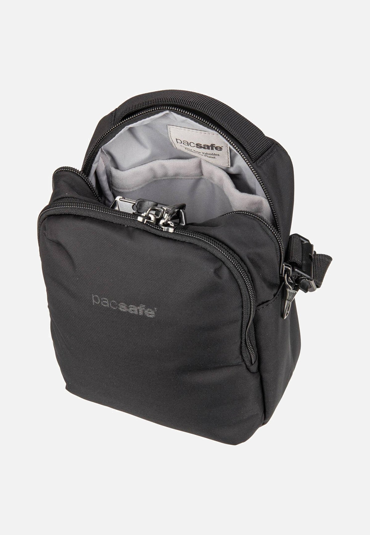 Pacsafe V Companion CB Jet Black Sac à bandoulière