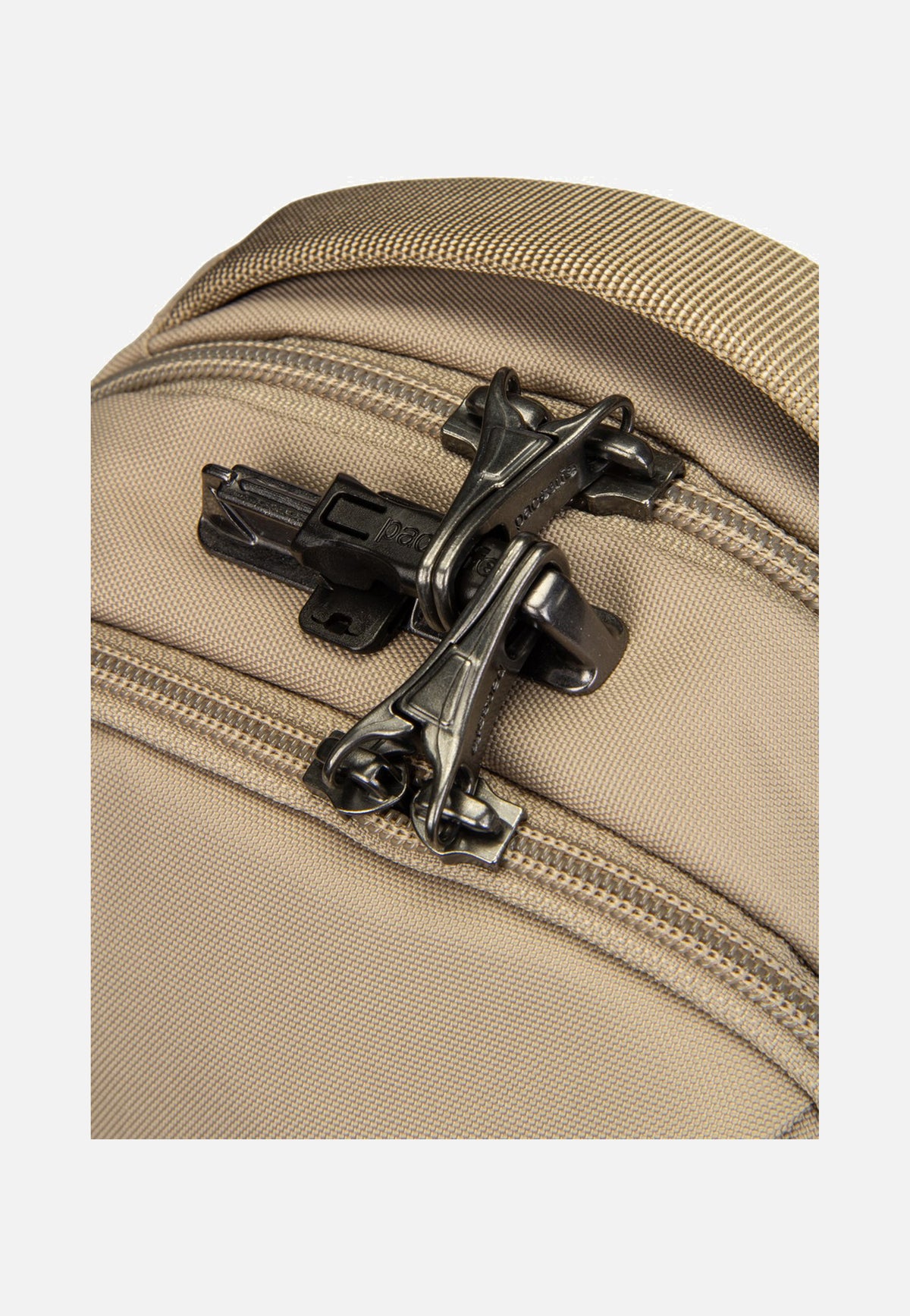 Pacsafe V Companion Beige Crossbody Bag