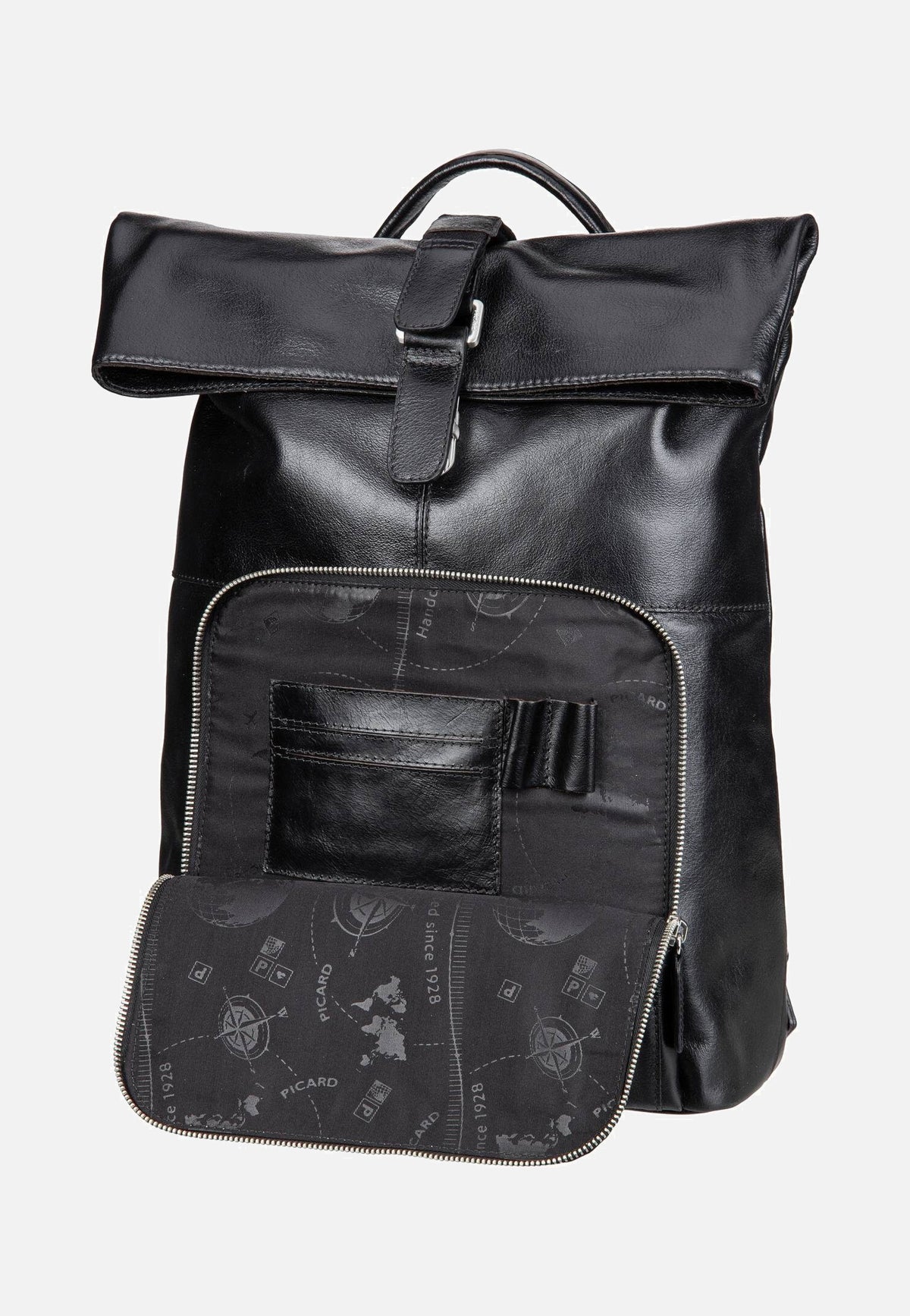 Picard Buddy 5667 Schwarz Rolltop Backpack