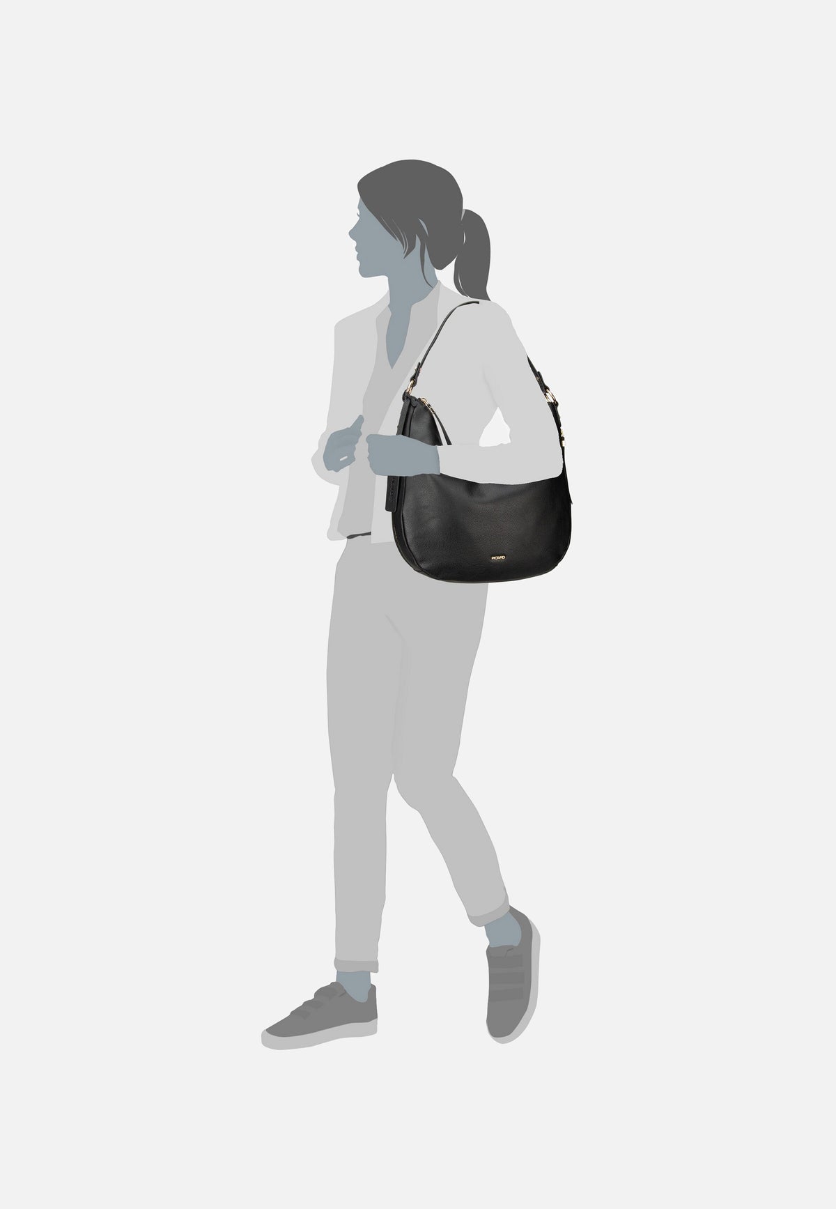 Picard Java 1211 Schwarz Shoulder Bag