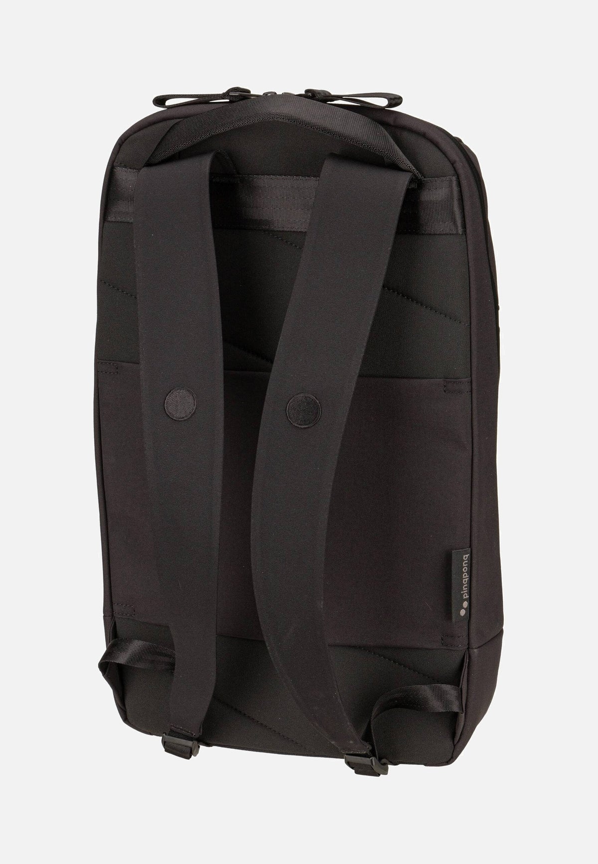 pinqponq Kontor Solid Black Mochila