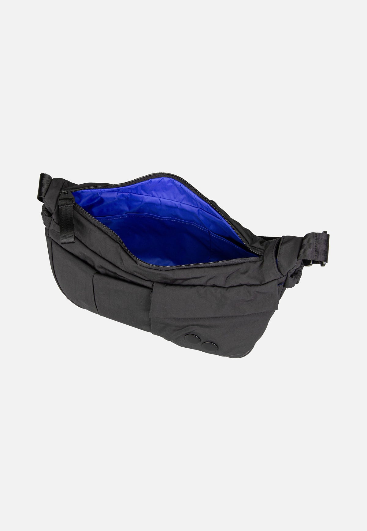 pinqponq Krumm Medium Crinkle Black Sac à bandoulière