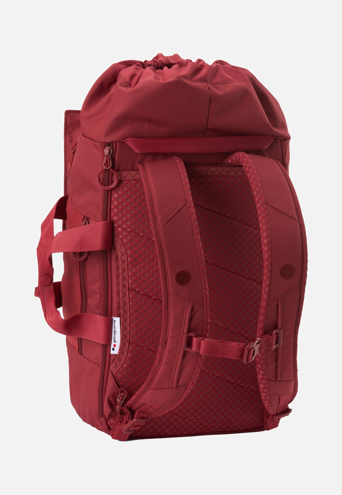 pinqponq Blok Medium Sienna Red Zaino da viaggio
