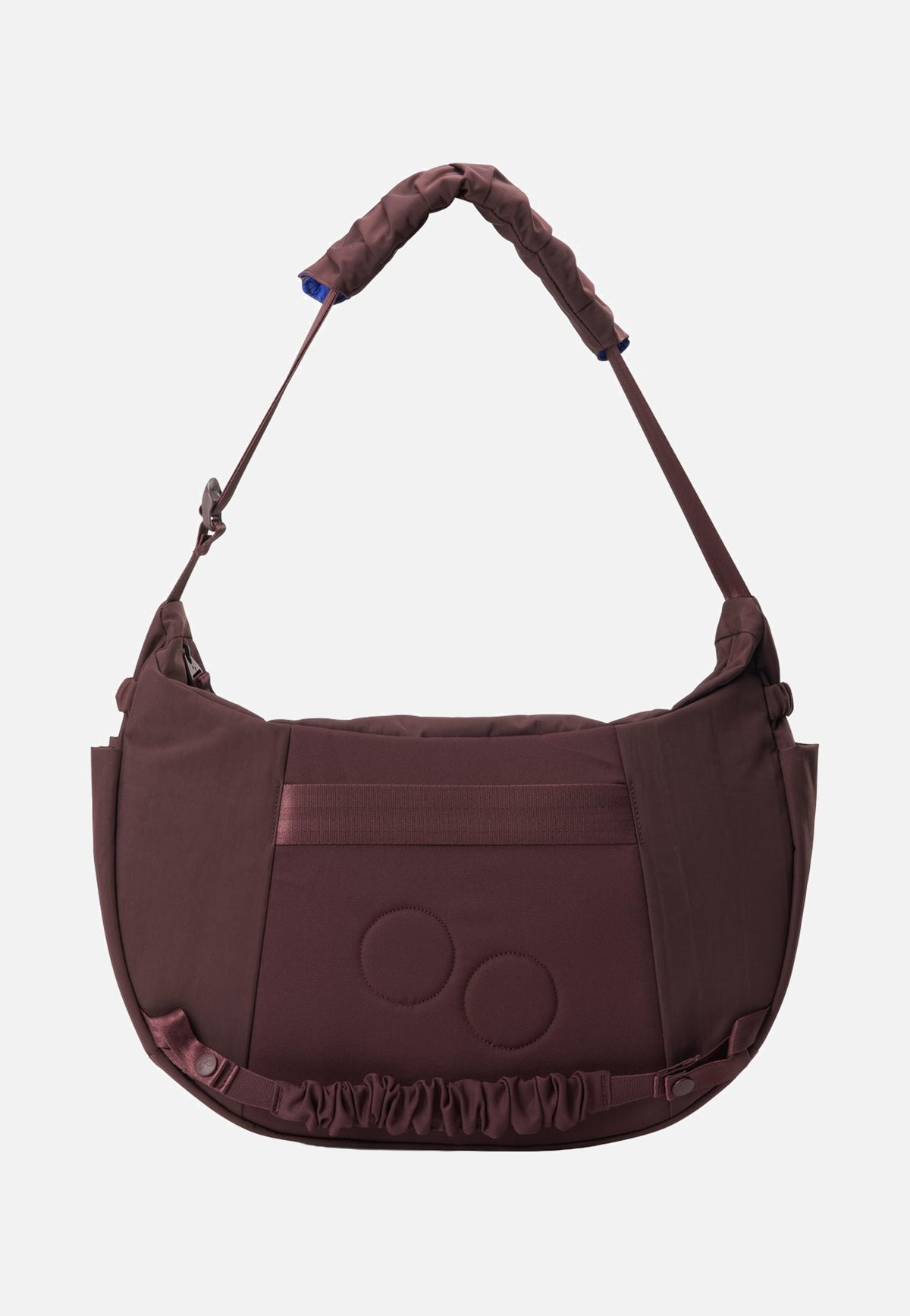 pinqponq Krumm Large Crinkle Mahagoni Borsa Hobo