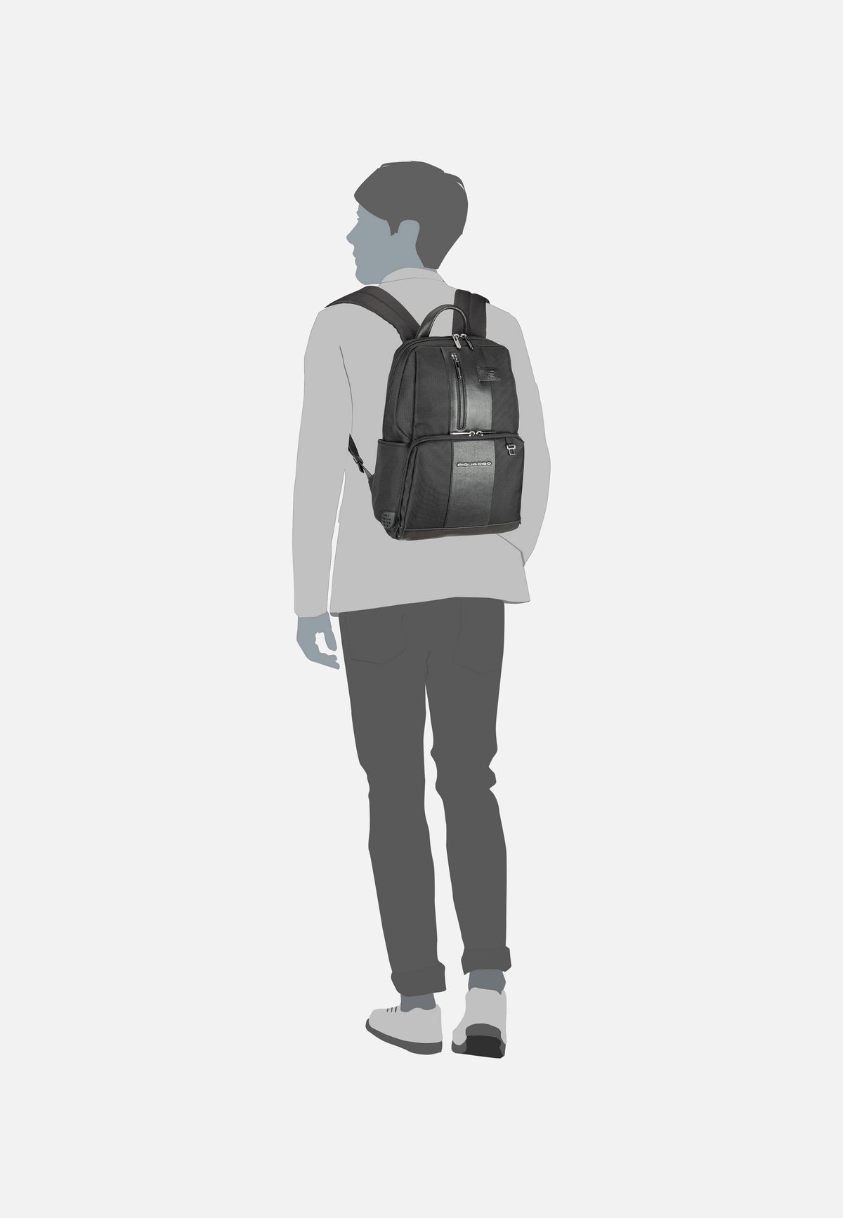 Piquadro Brief 3214 Nero Backpack