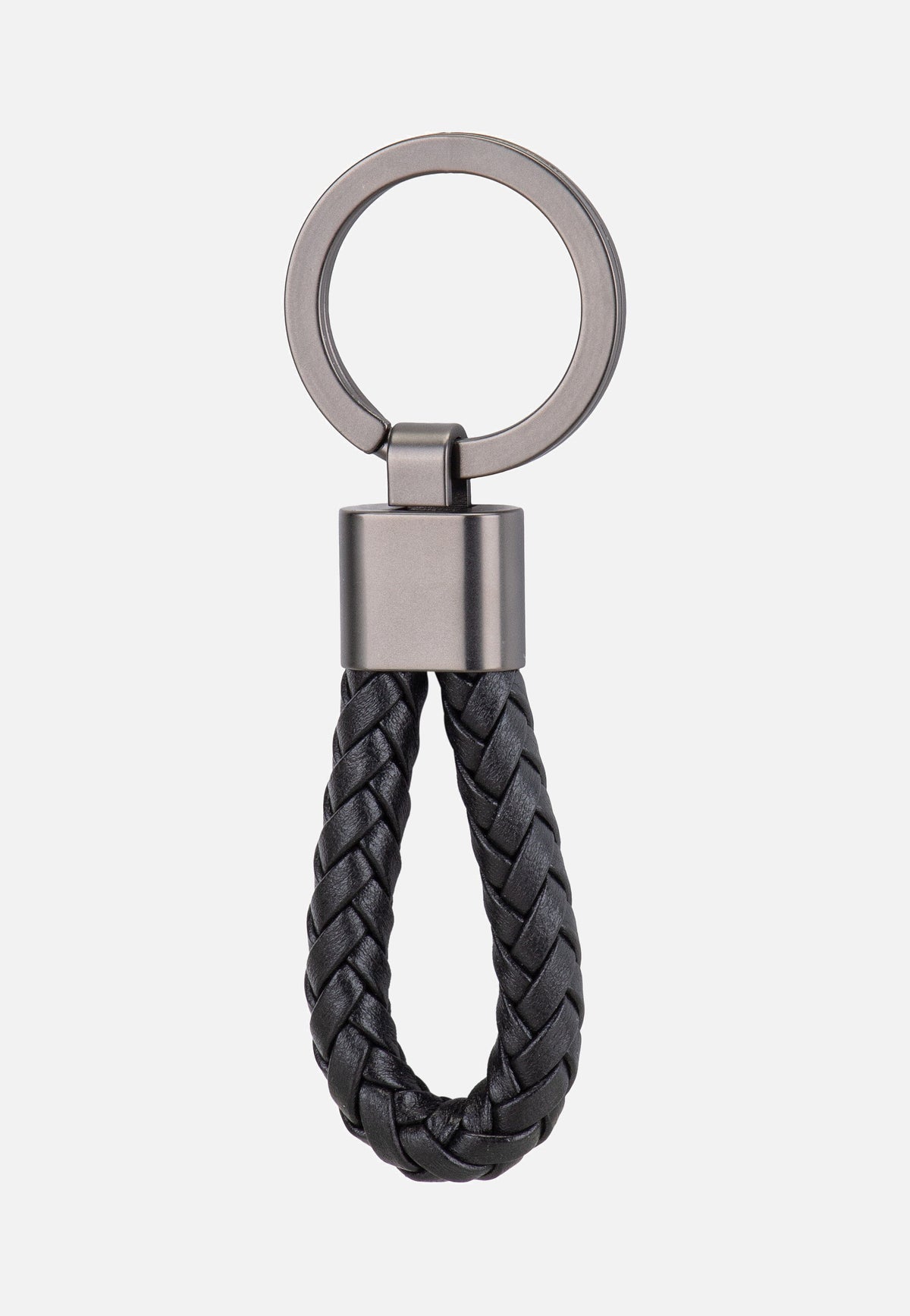 Porsche Design Keyring Leather Cord 28807 Black Keychain