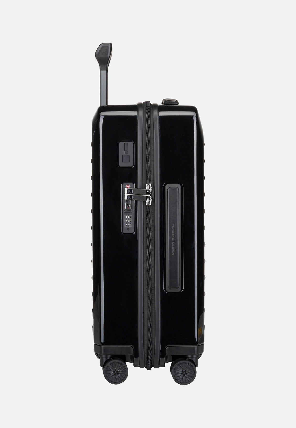 Porsche Design Roadster 4W Trolley S Shiny Black Suitcase