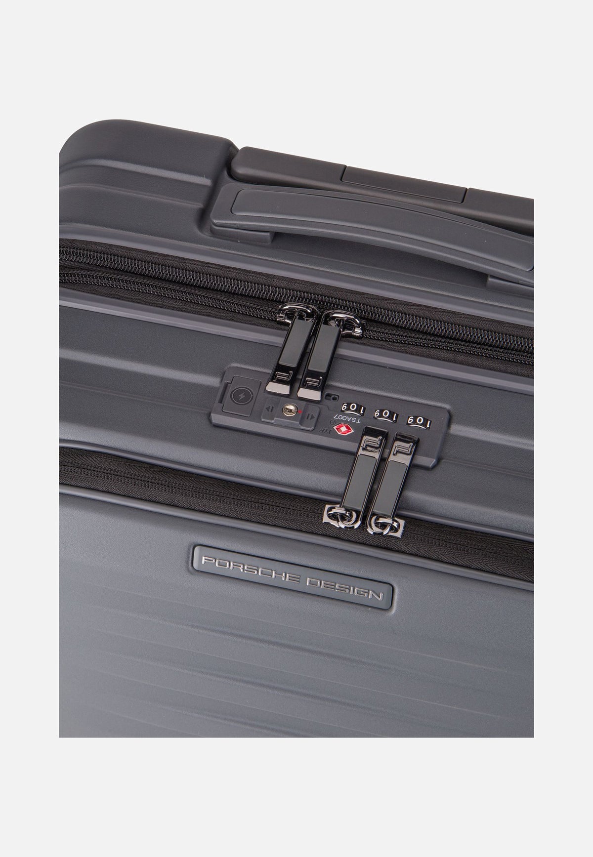 Porsche Design Roadster HC Trolley S Bus. Grey Matt Maleta