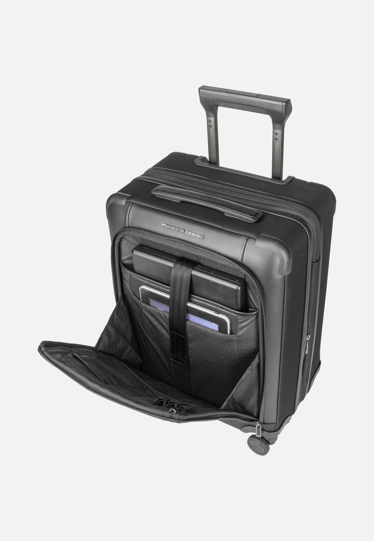 Porsche Design Roadster Nylon 4W Trolley S Exp Black Maleta