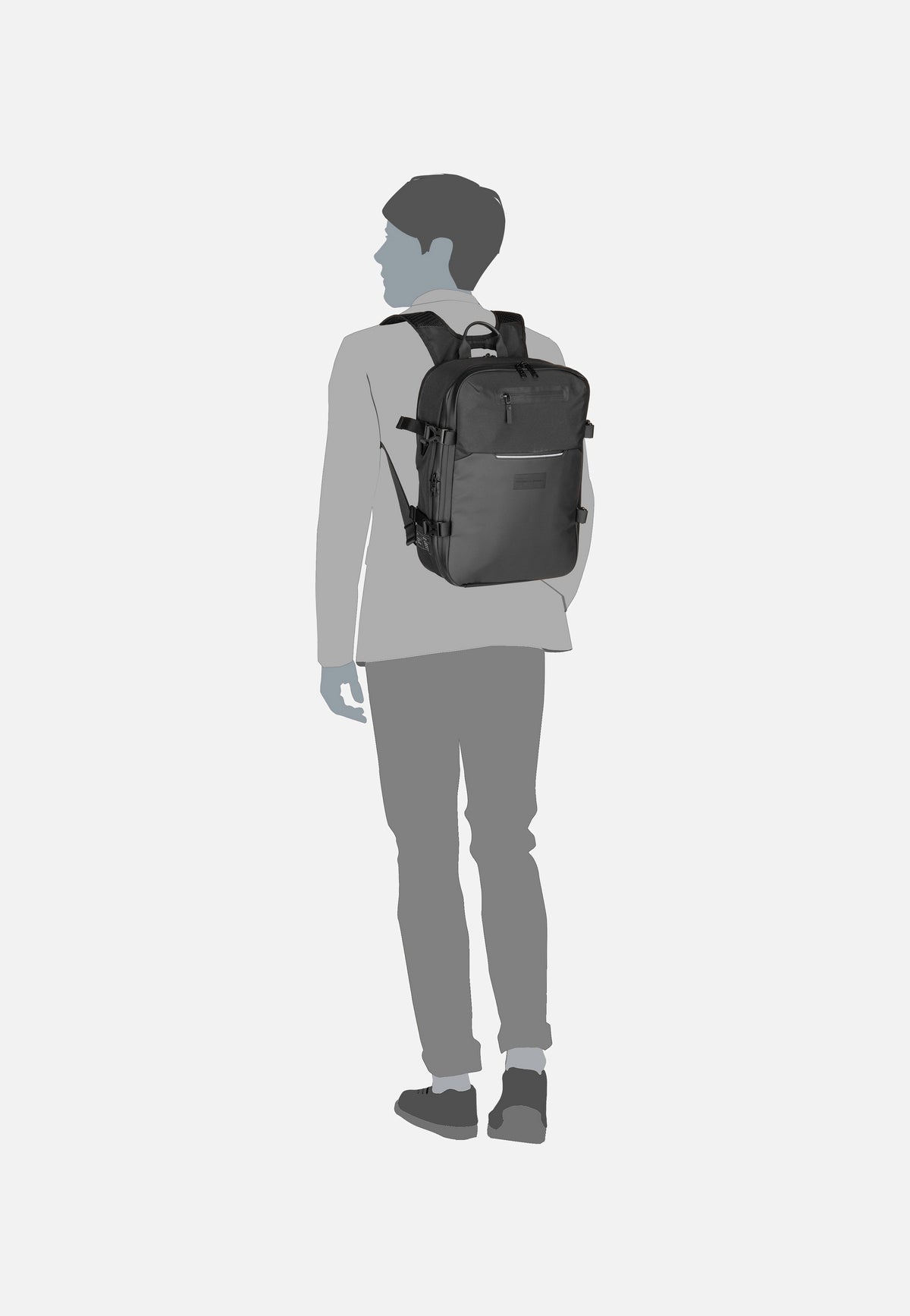 Porsche Design Urban Eco Travel Black Travel Backpack