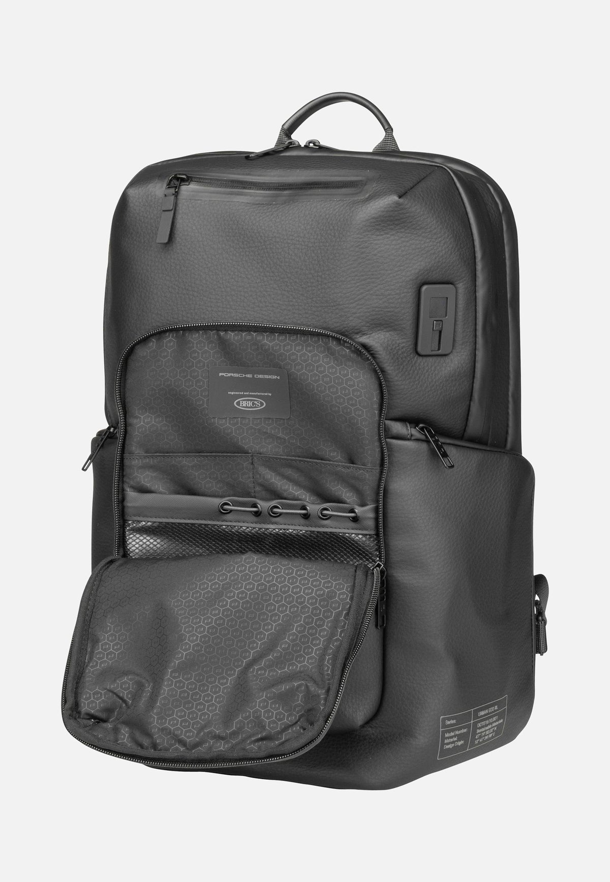 Porsche Design Urban Eco Leather M2 Black Backpack