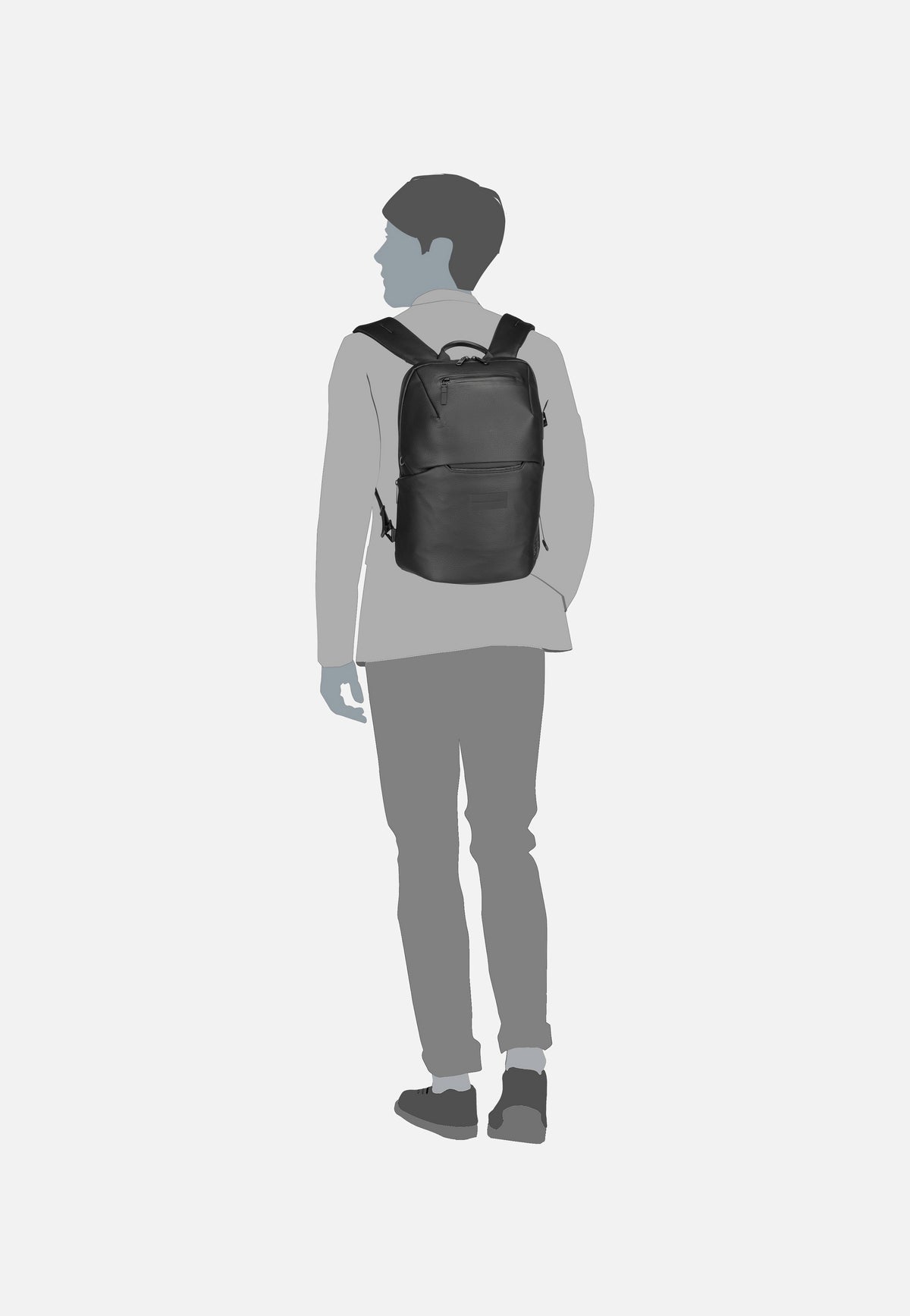 Porsche Design Urban Eco Leather XS Black Backpack