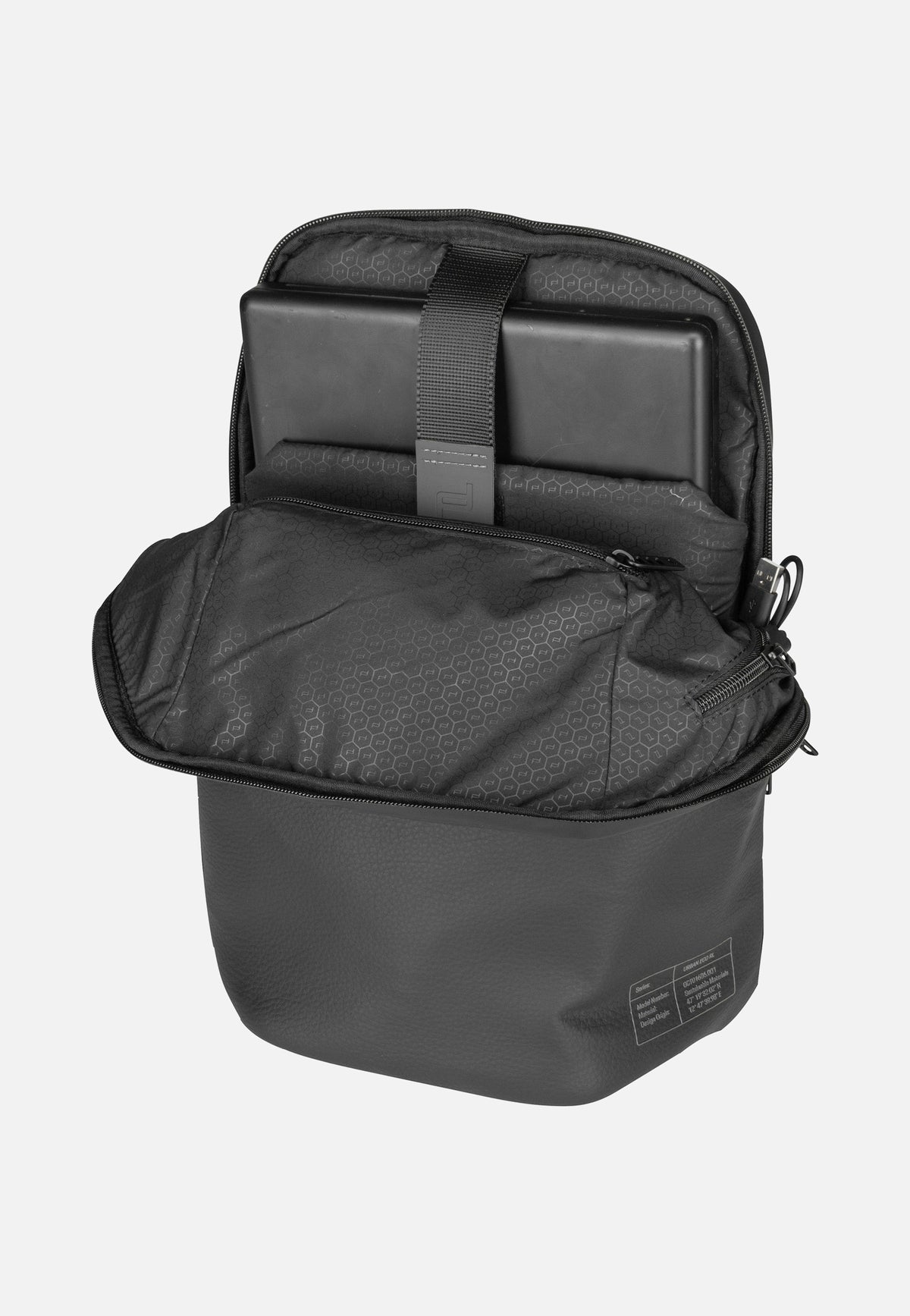 Porsche Design Urban Eco Leather XS Black Backpack