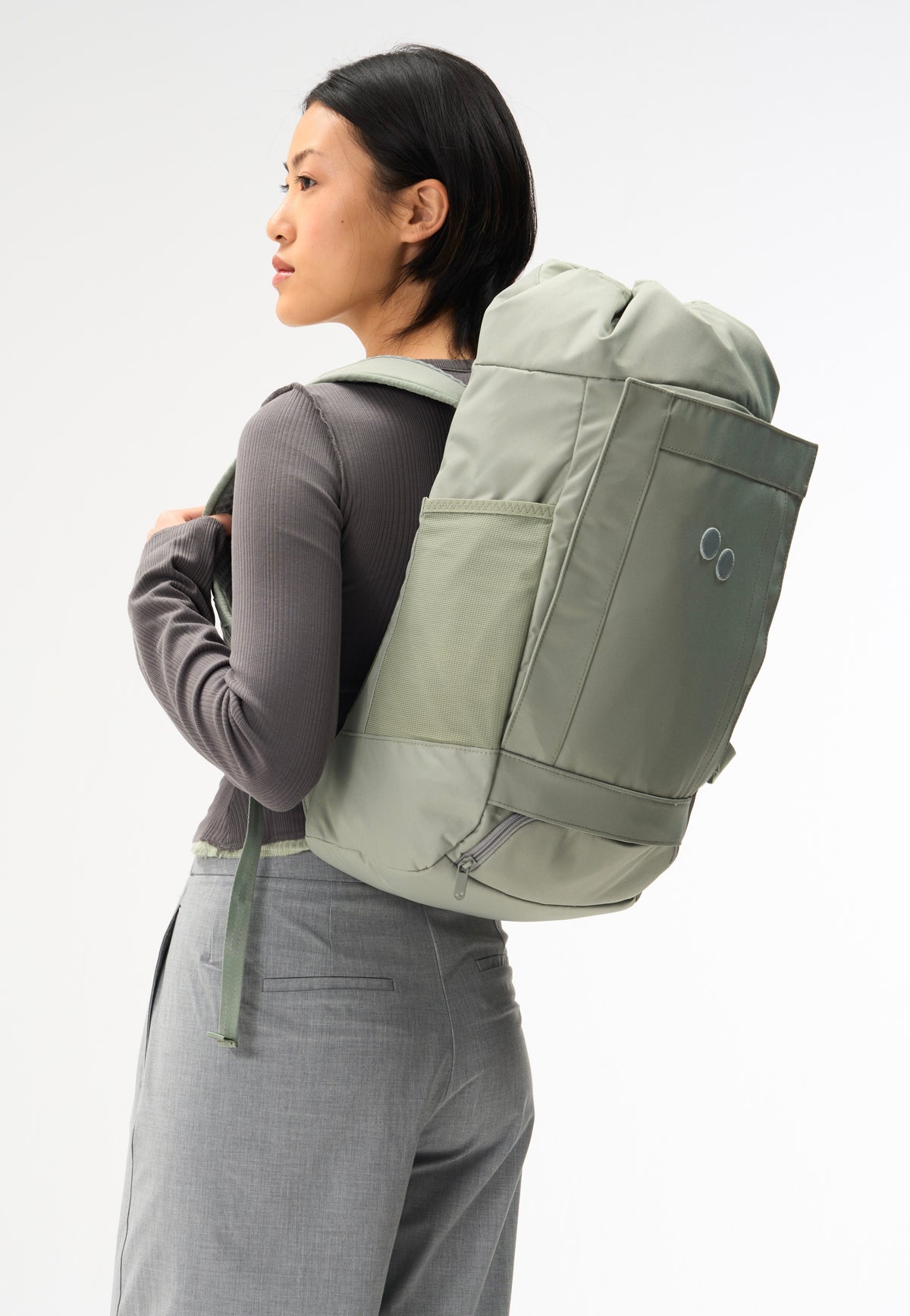 pinqponq Blok Medium Misted Mint Travel Backpack