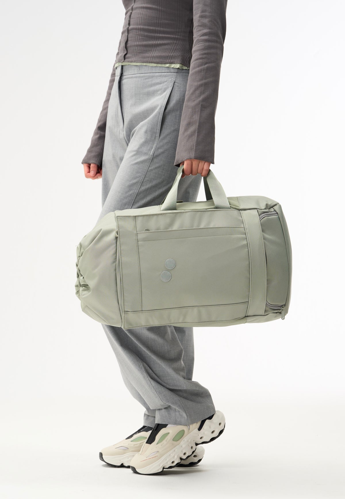 pinqponq Blok Medium Misted Mint Travel Backpack