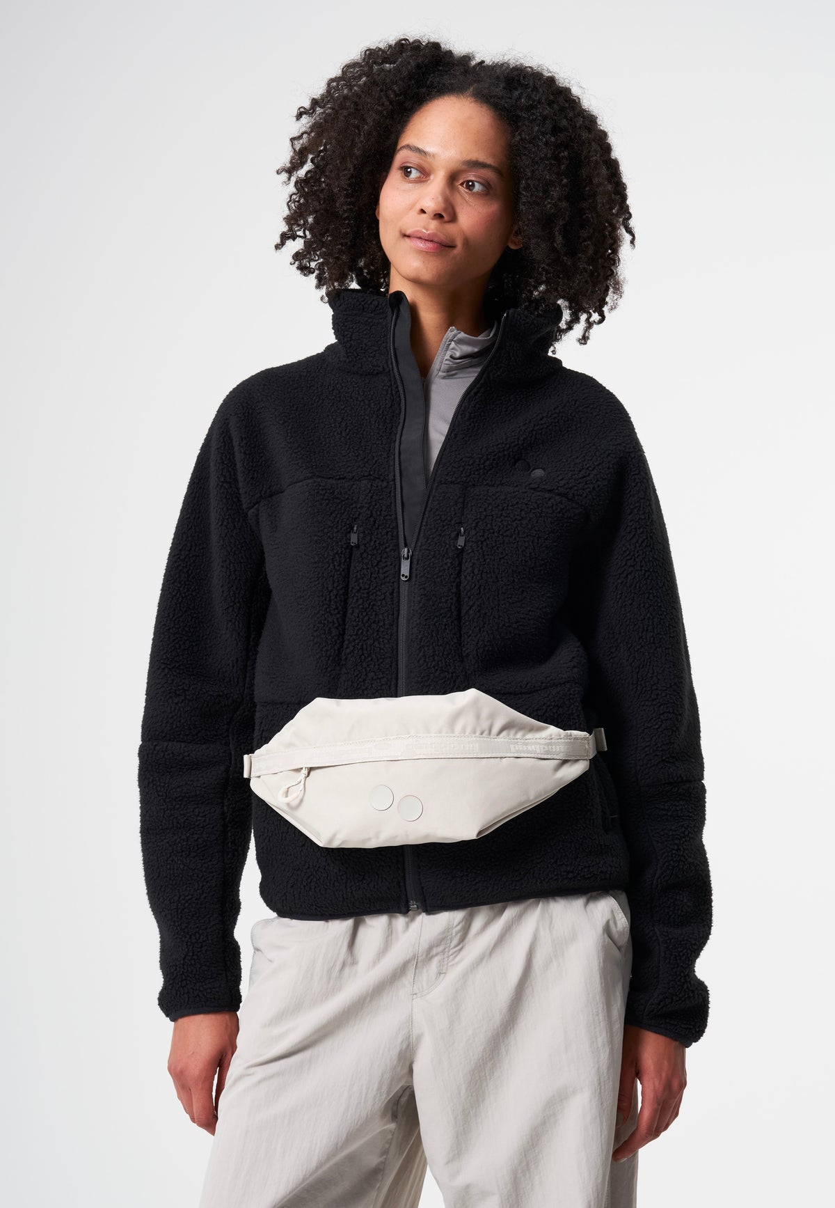 pinqponq Brik Cliff Beige Sac bandoulière