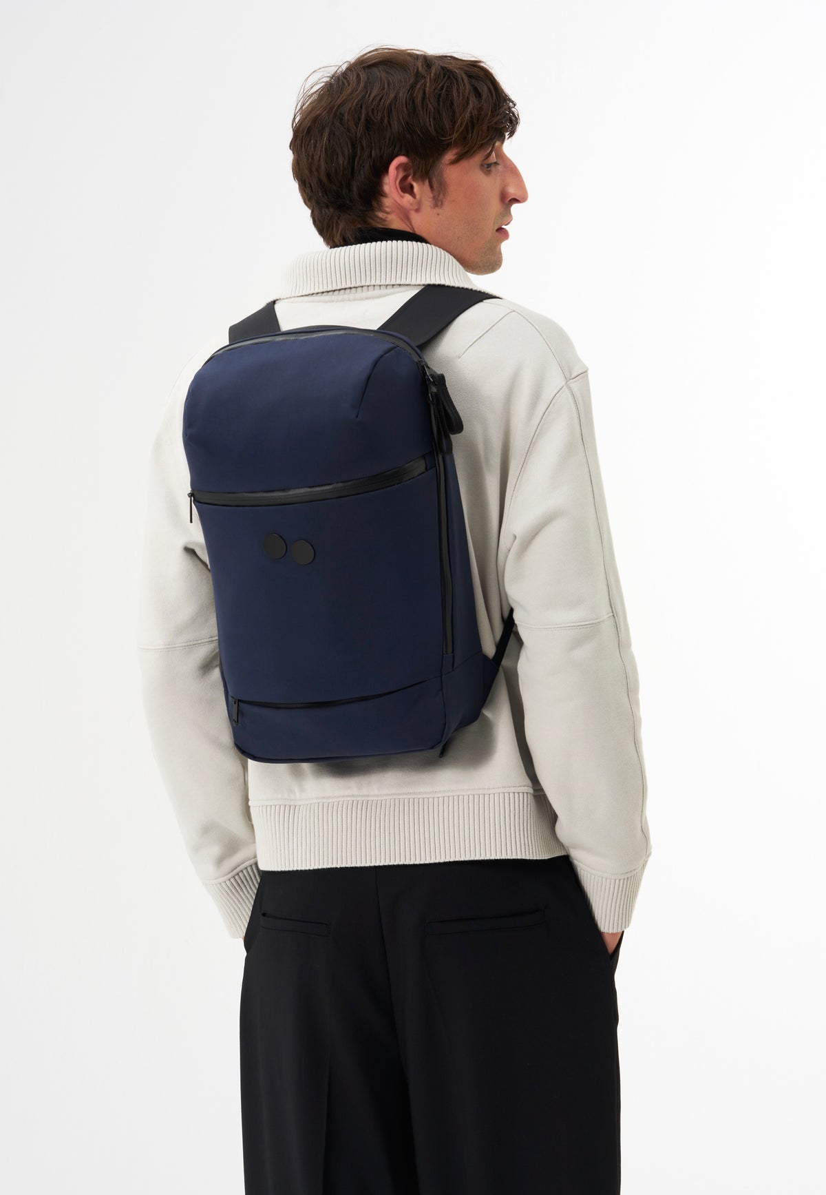 pinqponq Kontor Solid Navy Mochila