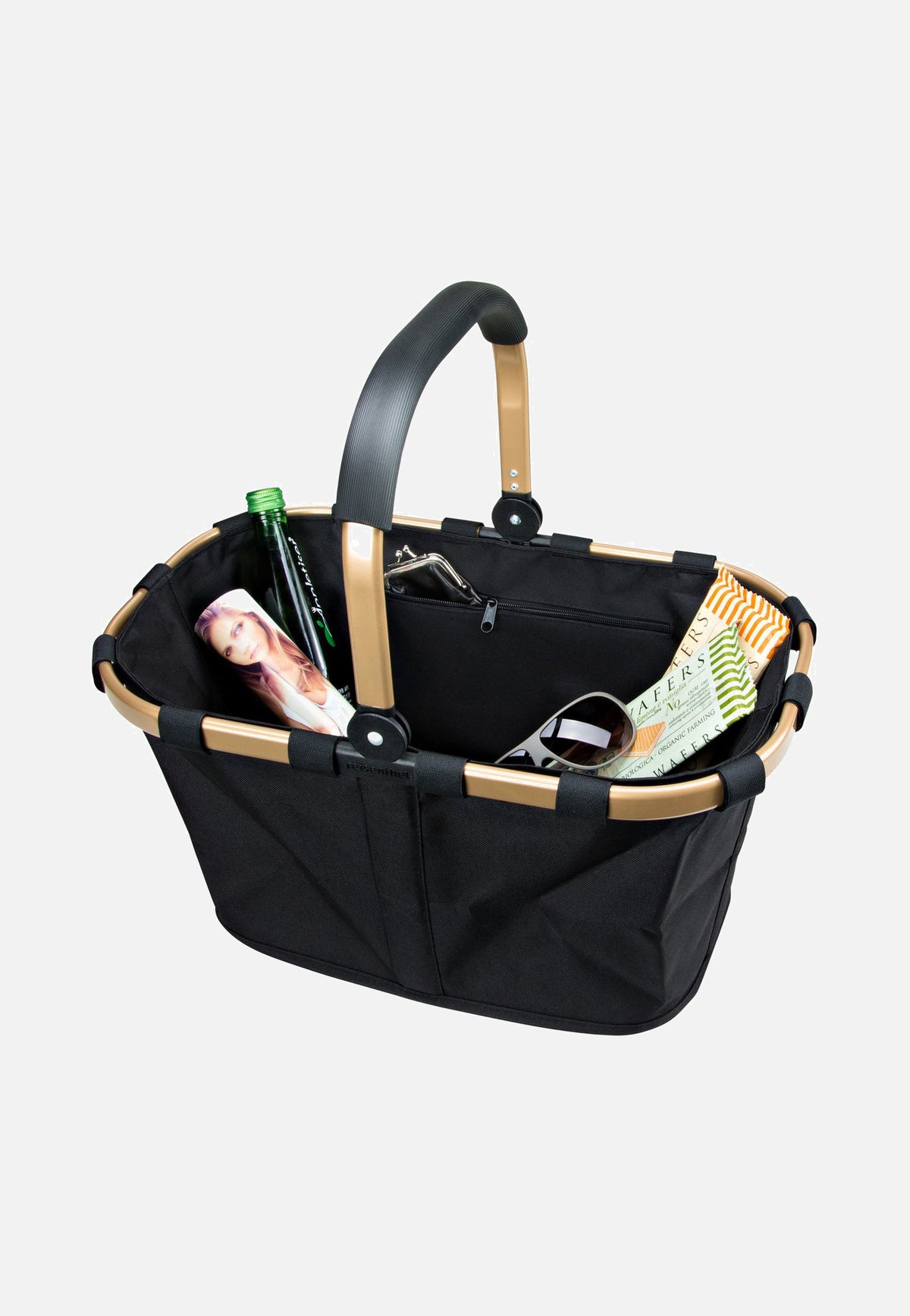 reisenthel Carrybag Frame Gold/Black Cesta de la compra