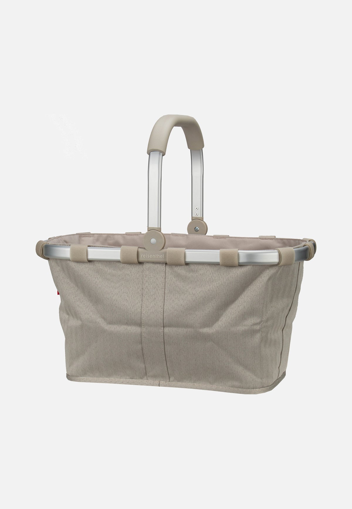 reisenthel Carrybag Frame Herringbone Sand Shopping Basket