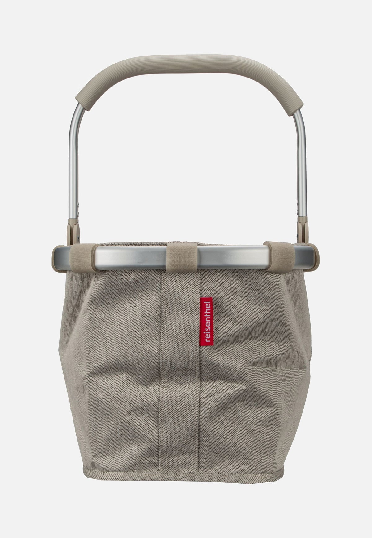 reisenthel Carrybag Frame Herringbone Sand Shopping Basket