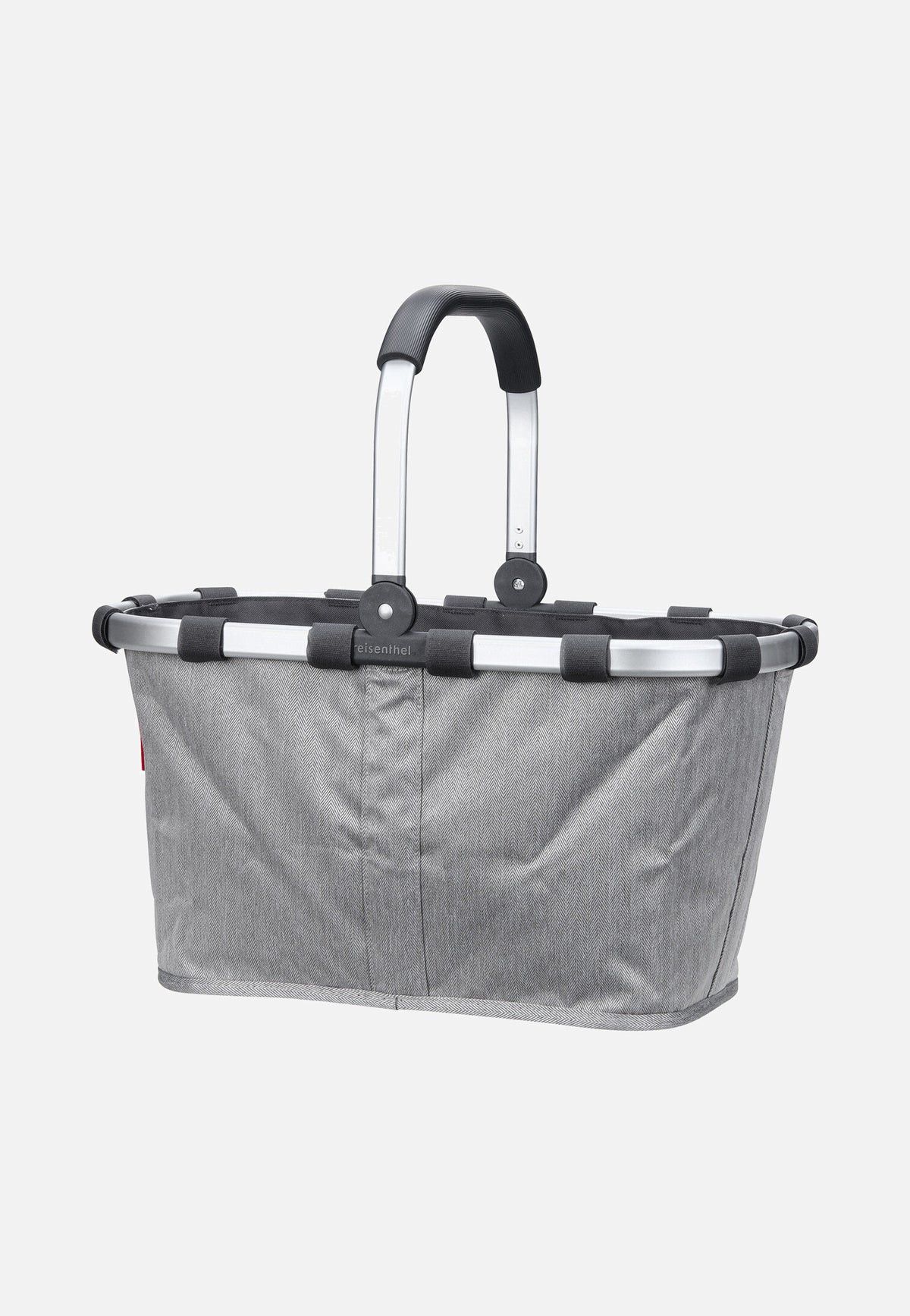 reisenthel Carrybag Herringbone Grey Shopping Basket