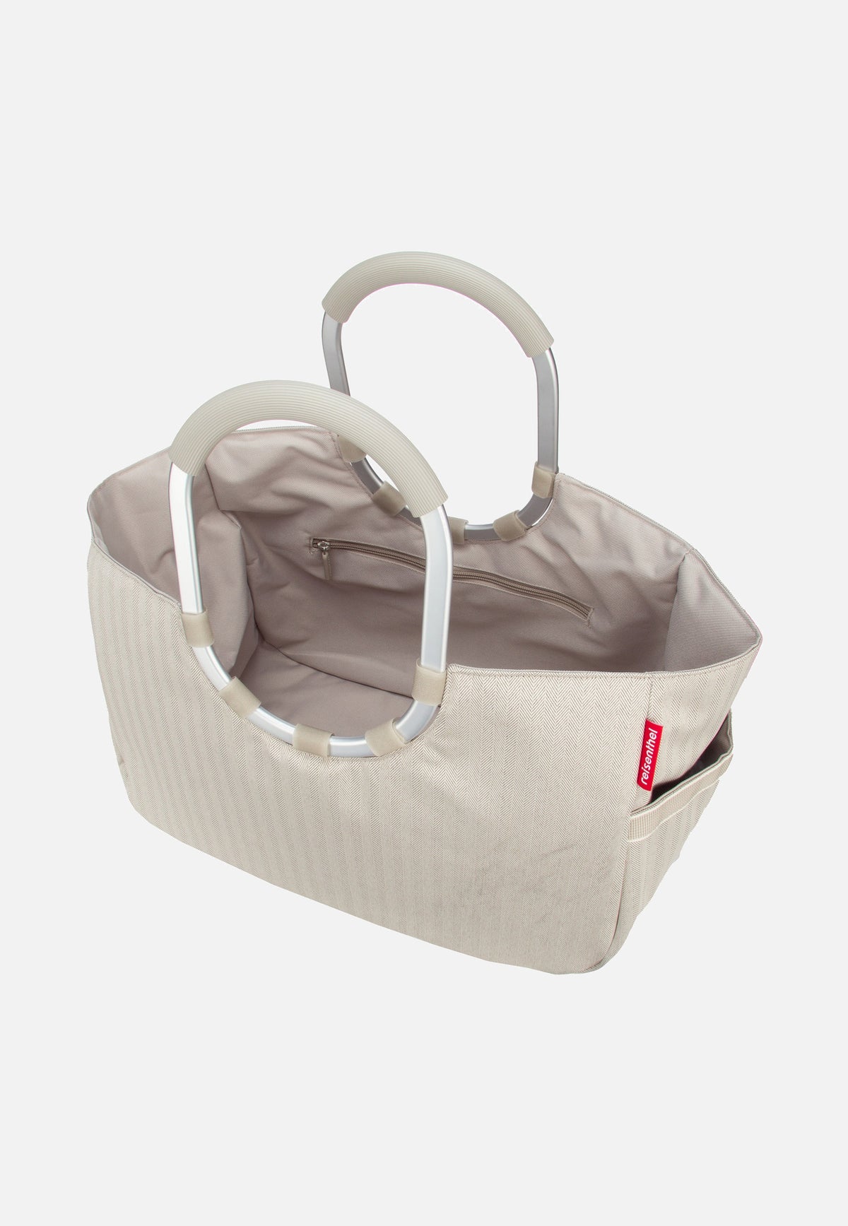 reisenthel Loopshopper L Herringbone Sand Shopping Basket